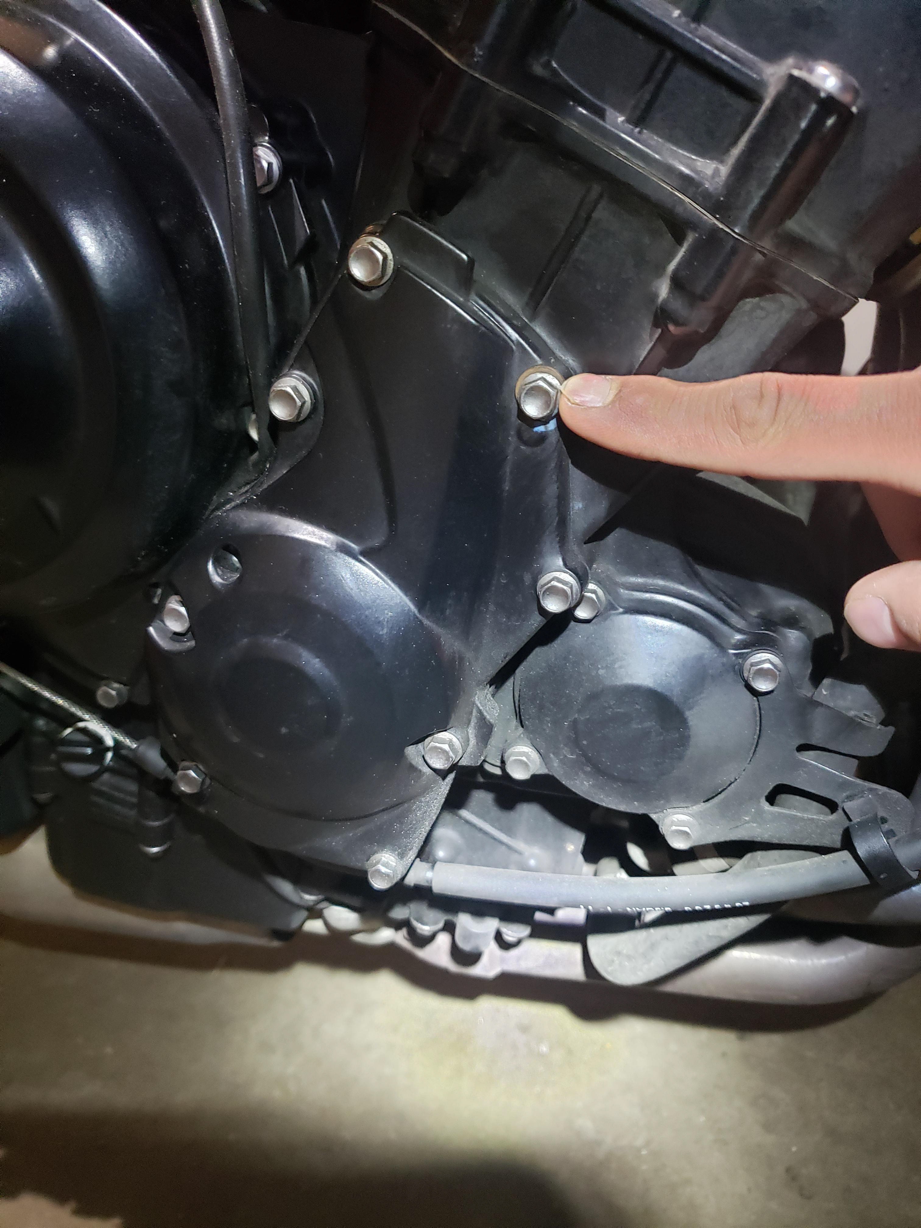 Timing cover removal.