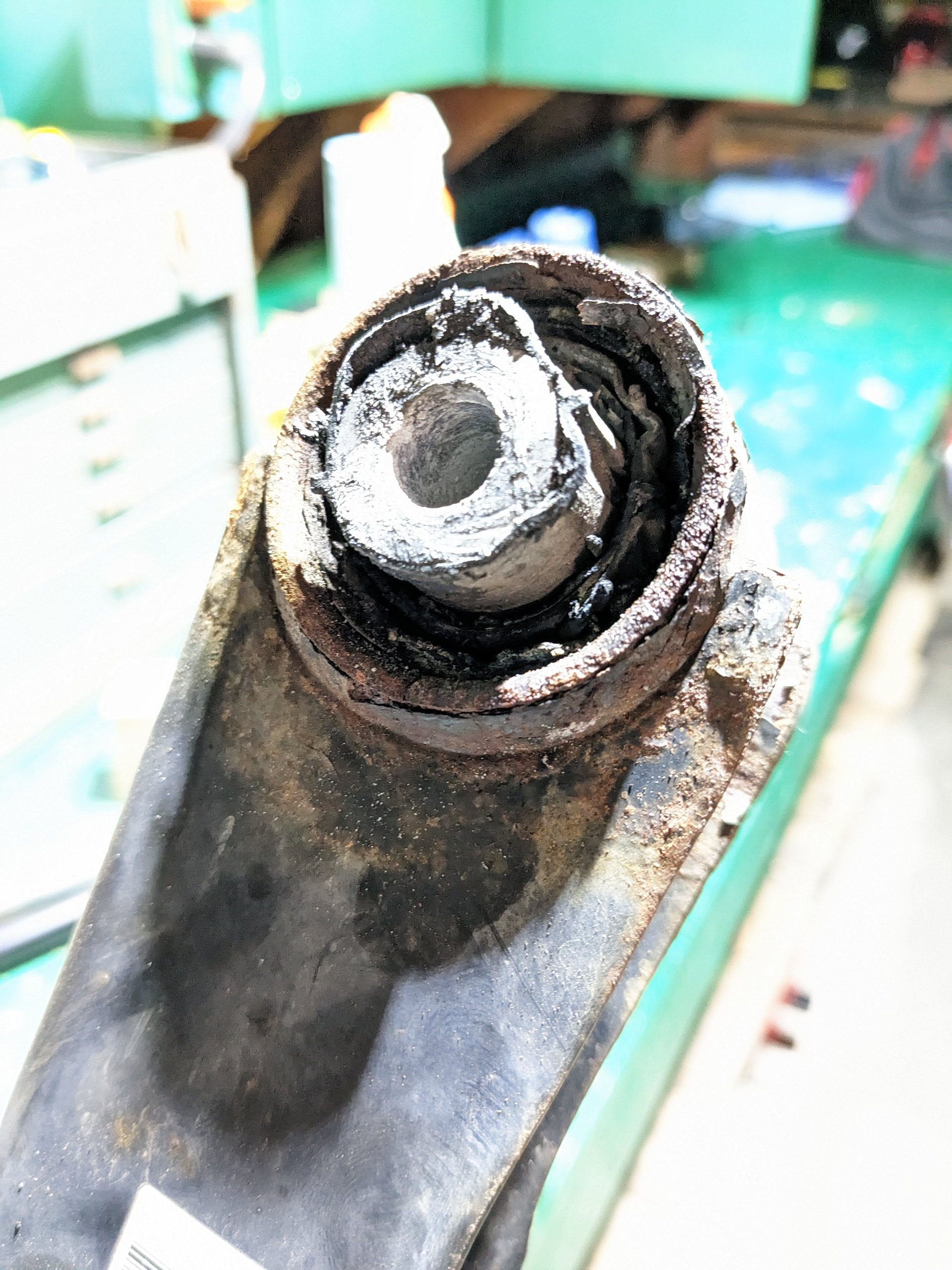The bushings were pretty crusty..