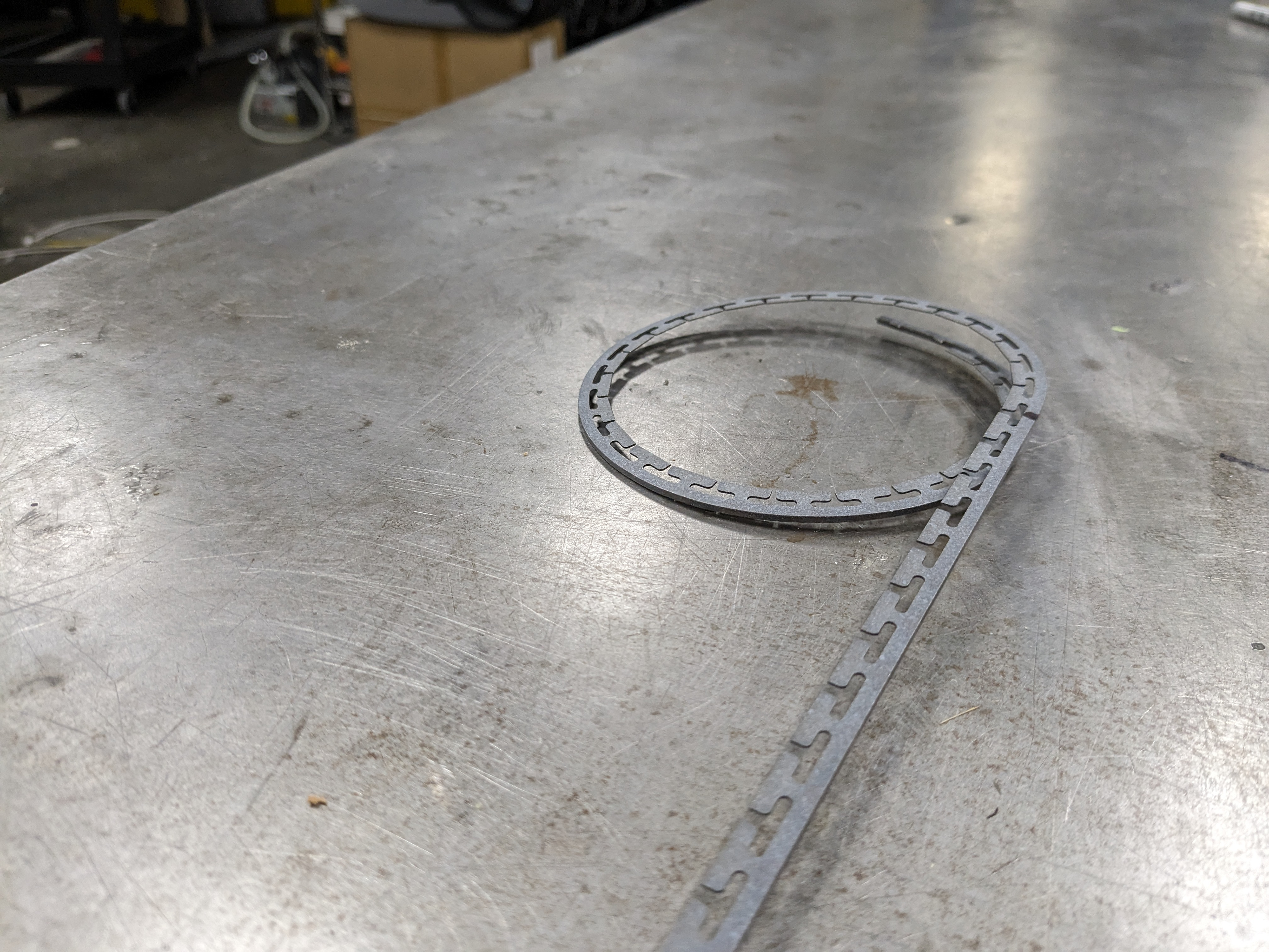 Pre-bend is a lot sharper than the bend.
