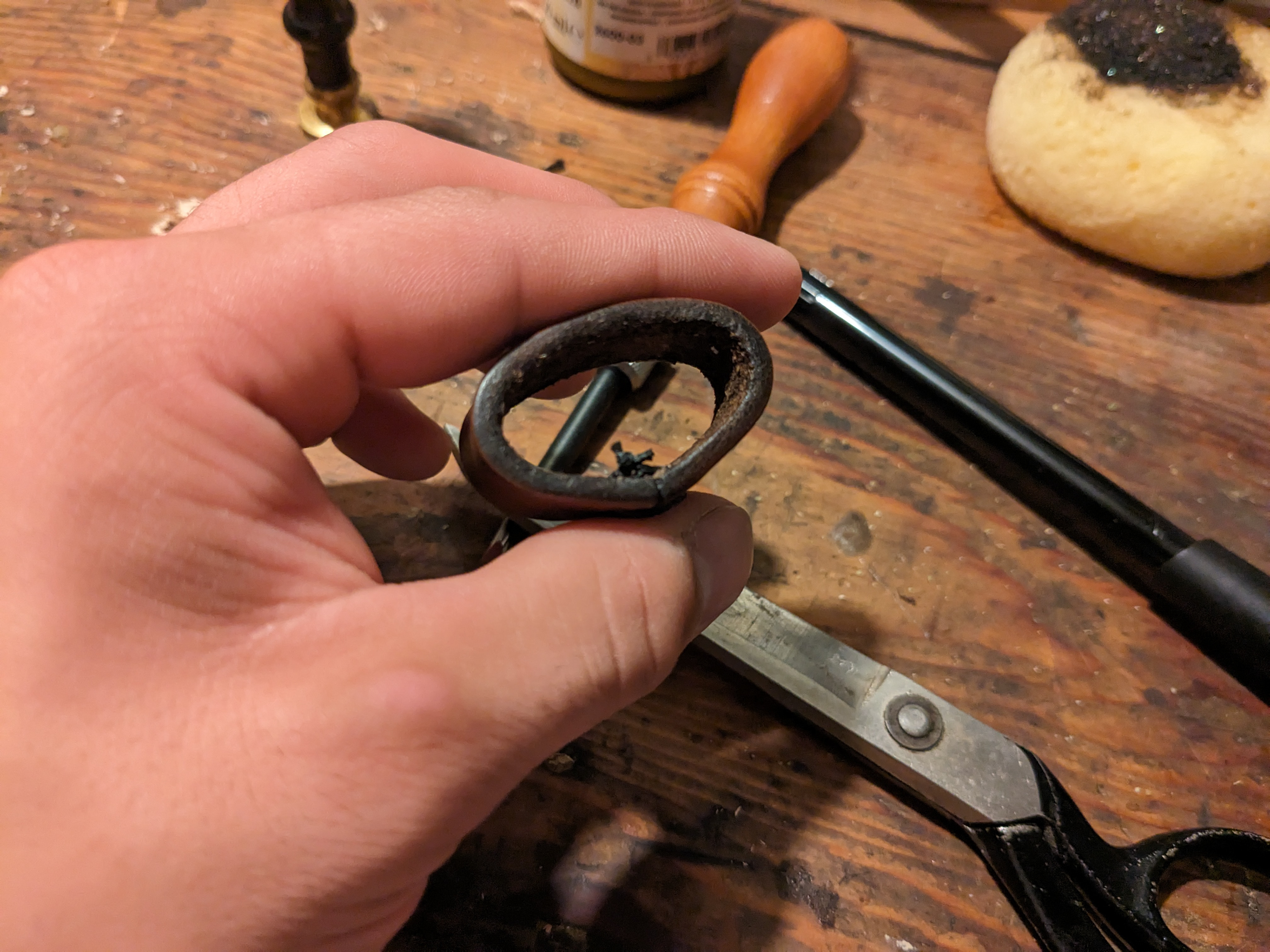 Bending the loop.