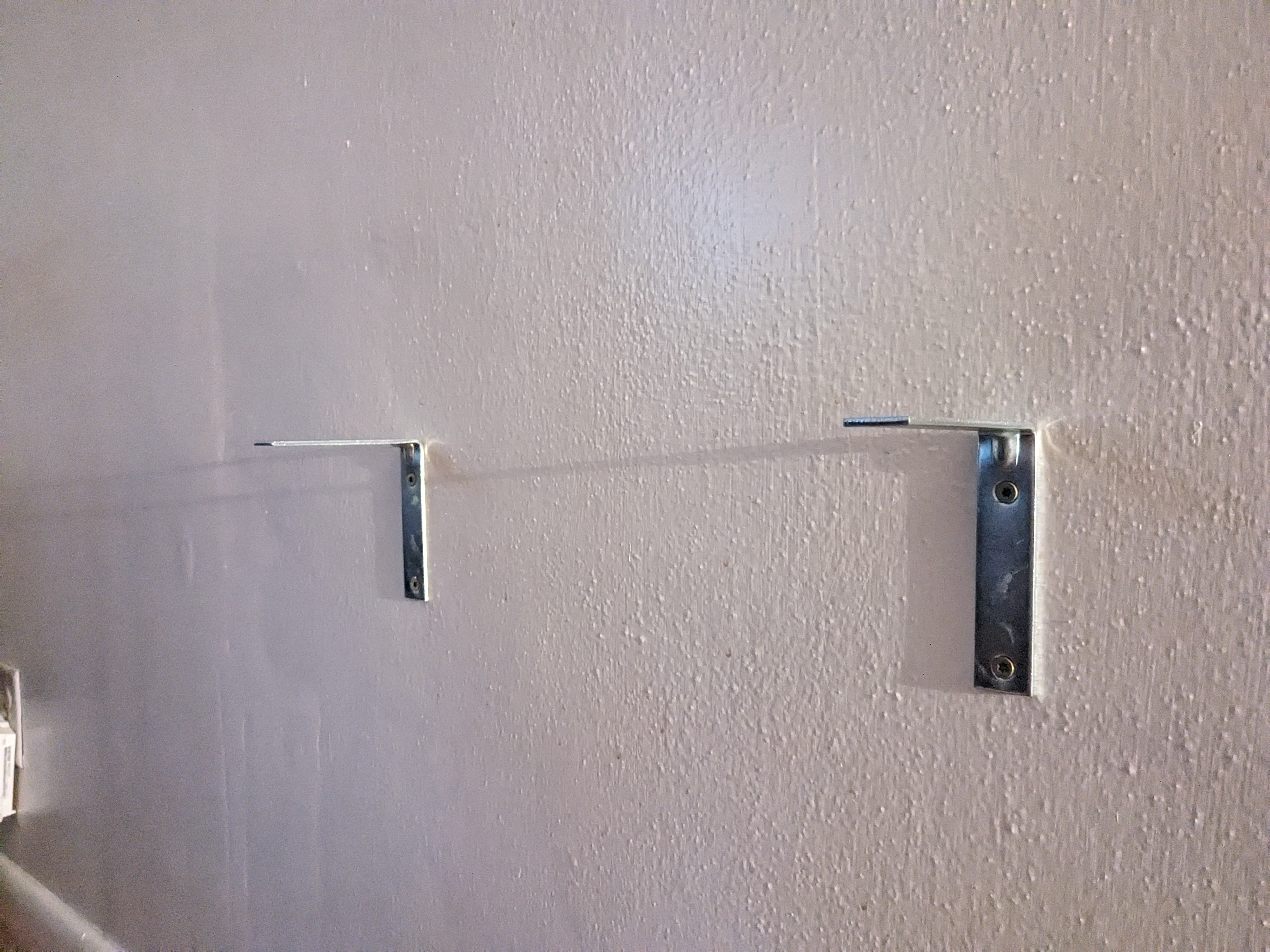 Piano stand brackets in! If only we could move studs anywhere we want, right?