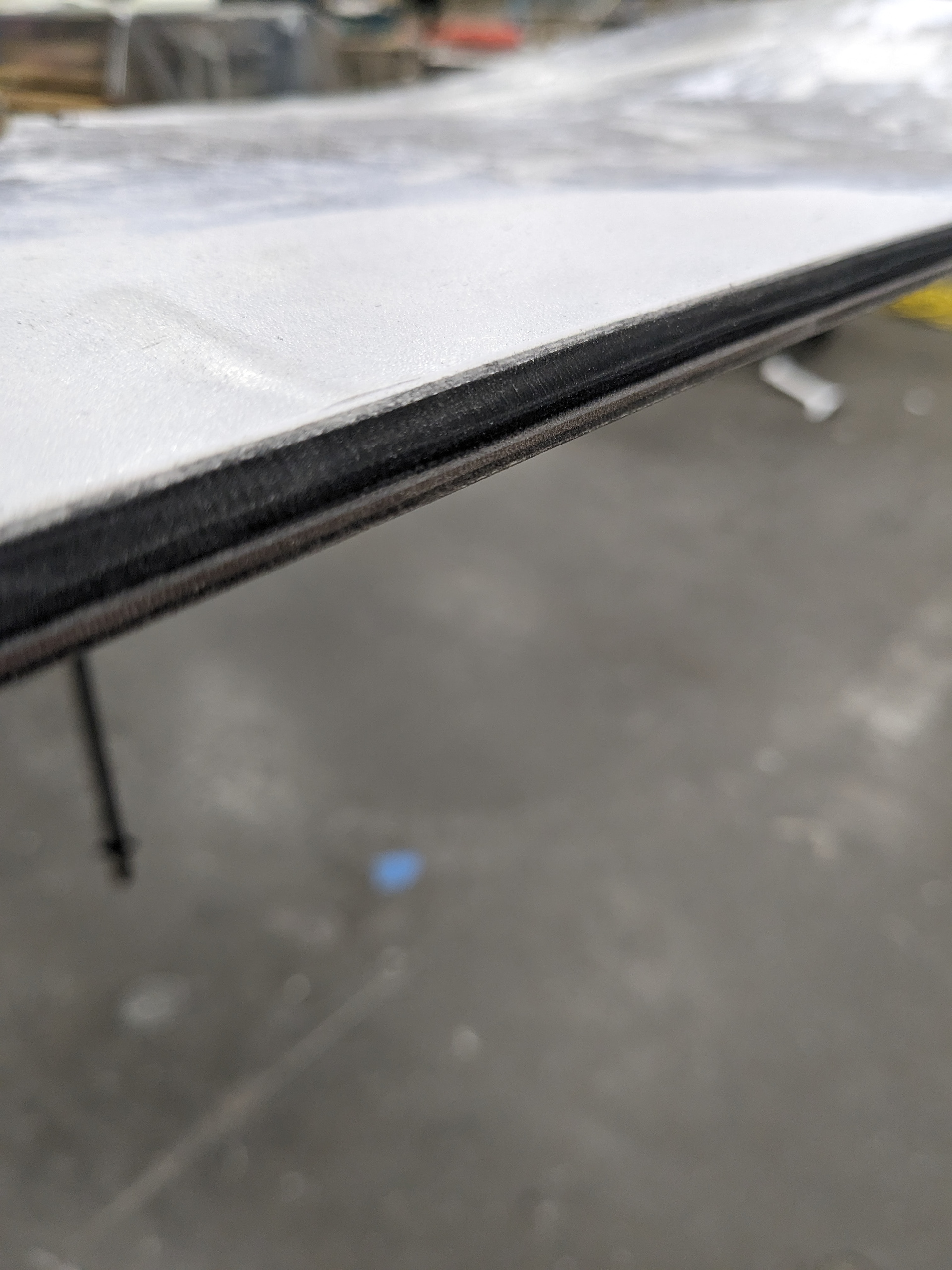 Before smoothing sidewall.