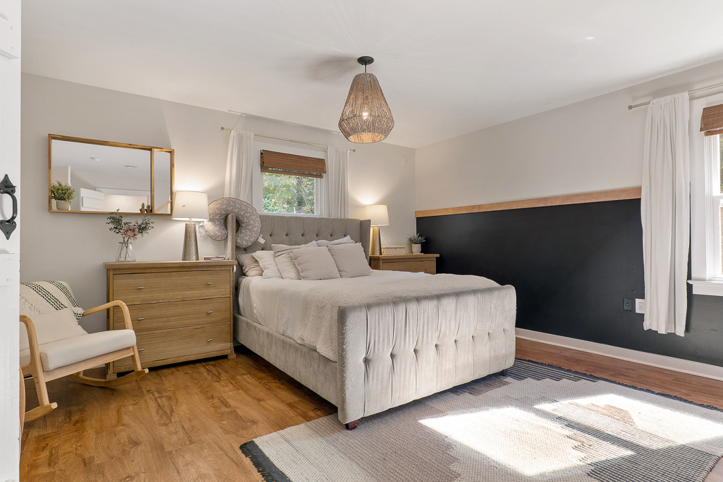 Master Bedroom with Accent Wall