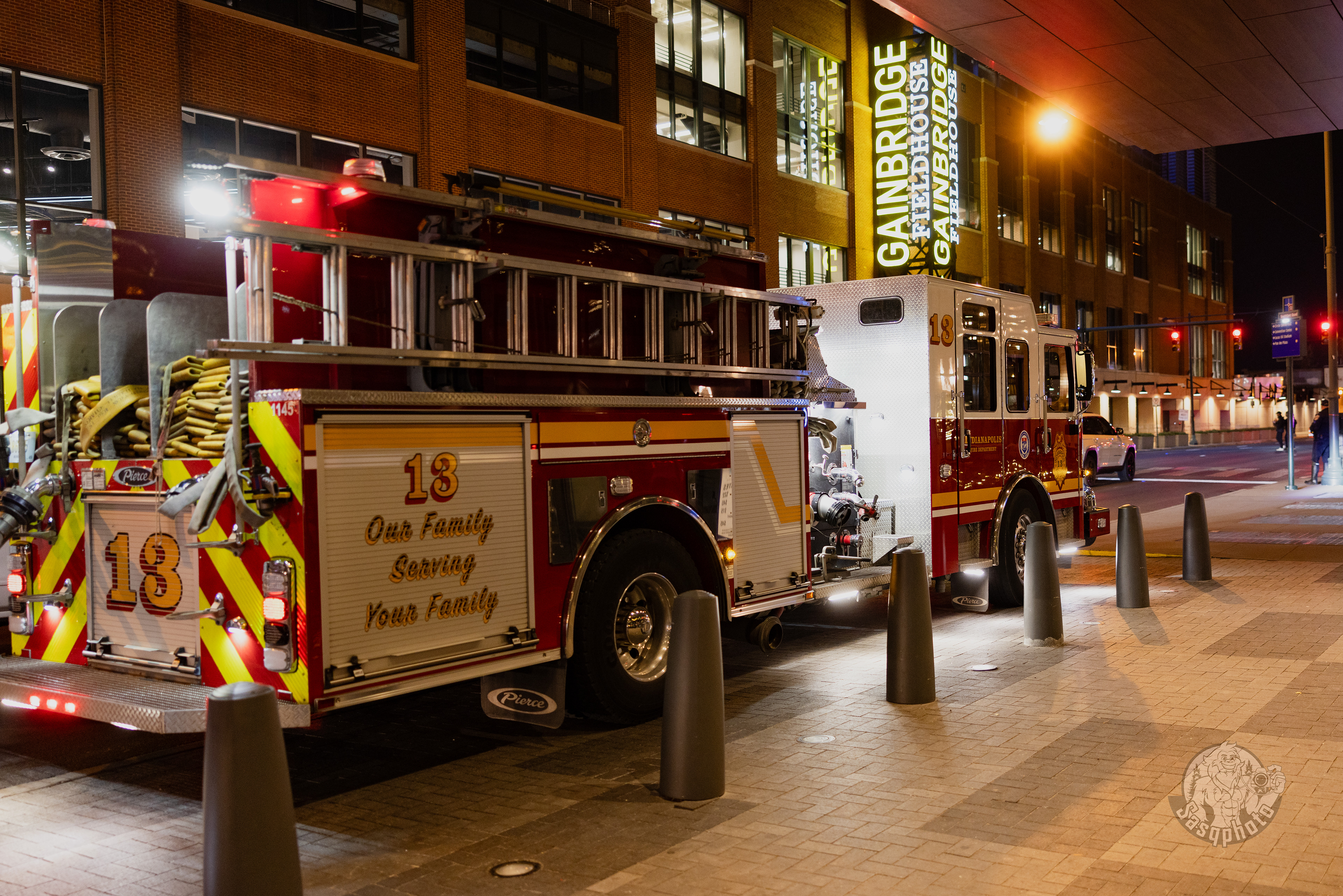 IFD Engine 13 Waiting for valet