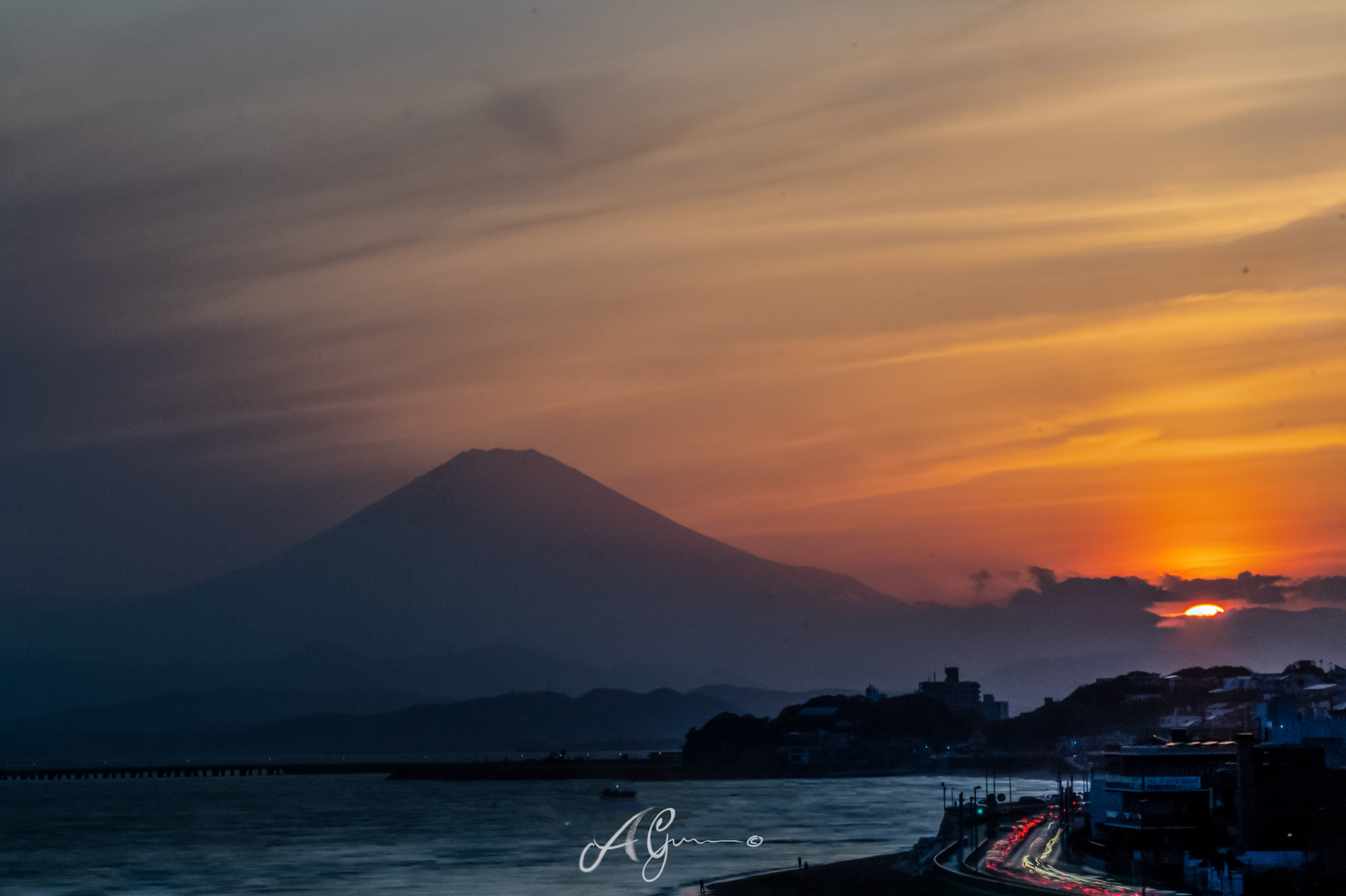 Mount Fuji Sunset