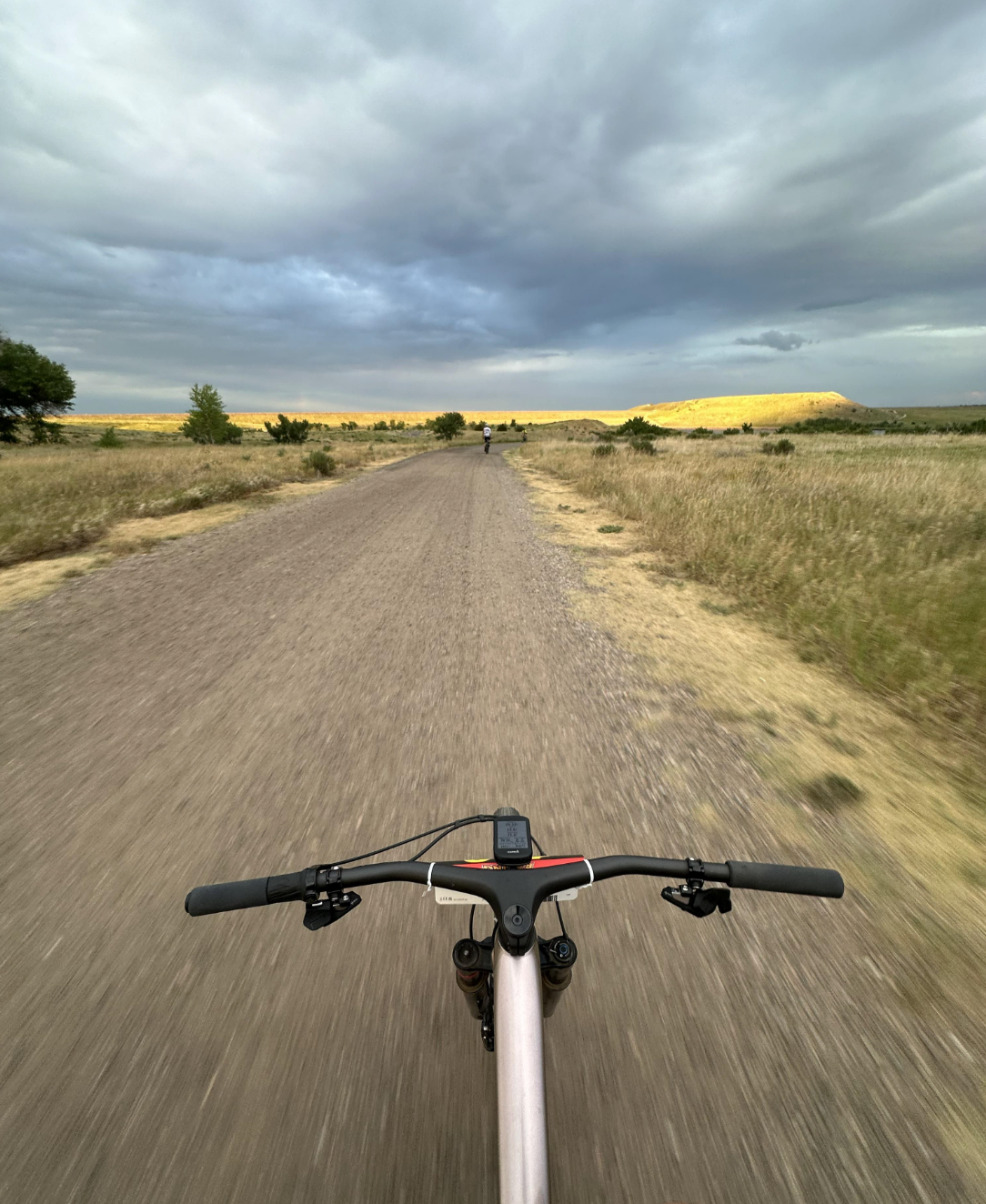 Landscape after mtb racing