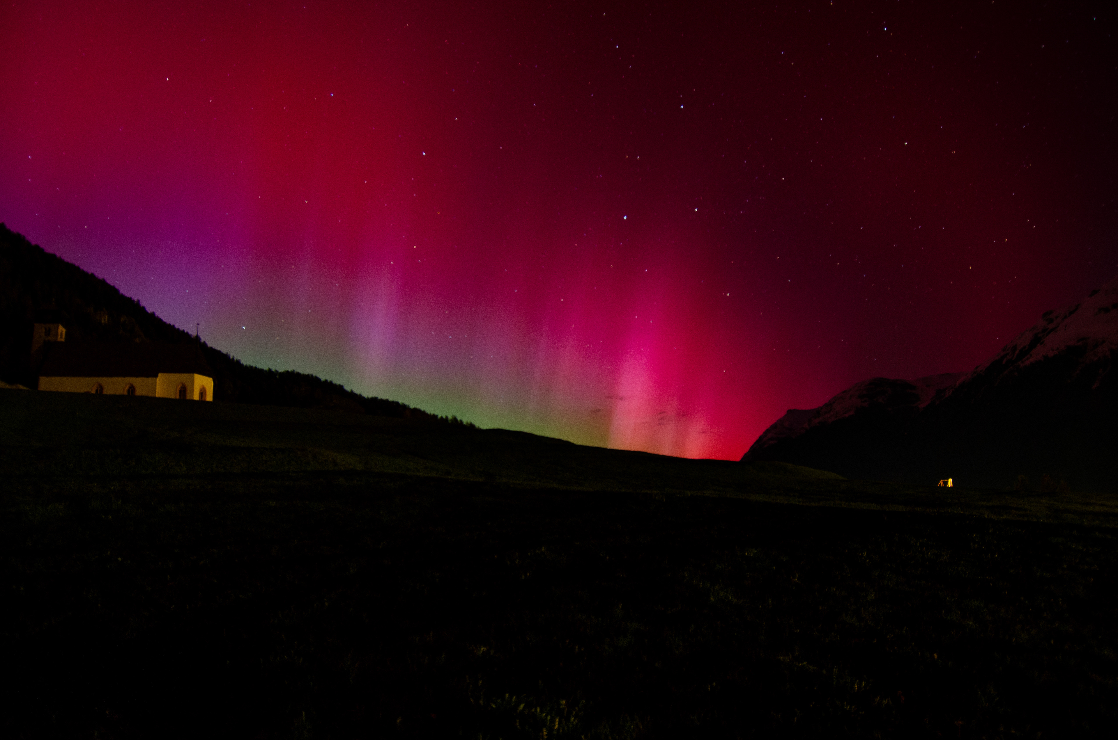 Northerlights over the Engadin