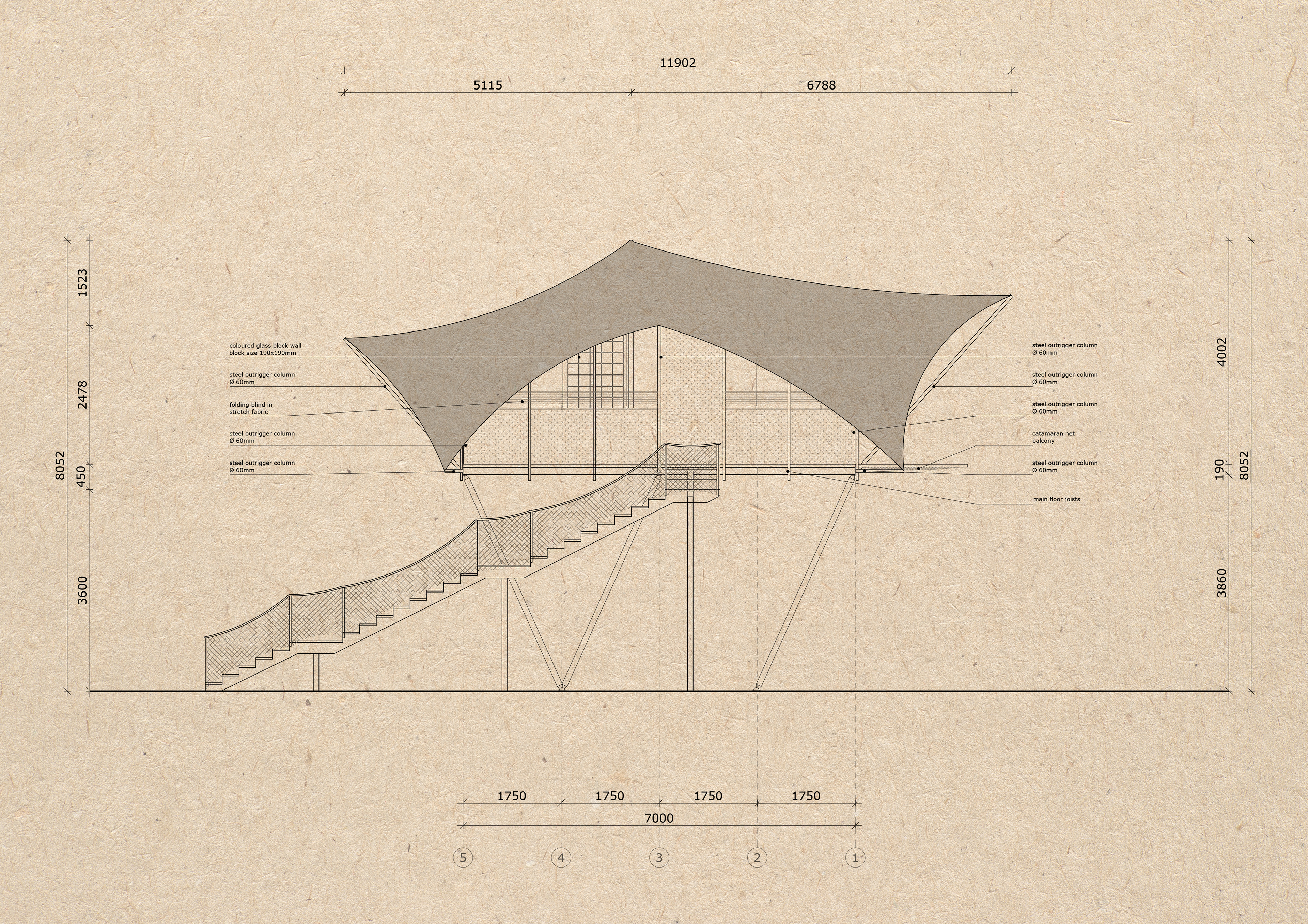 DD side elevation
