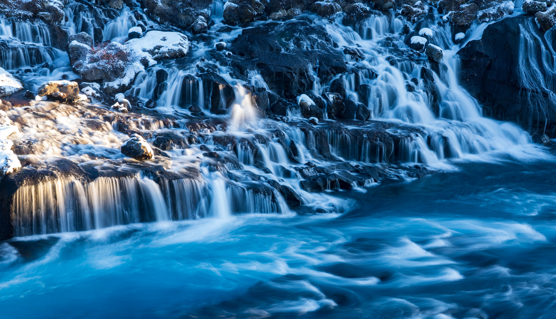 Waterfall at Surise