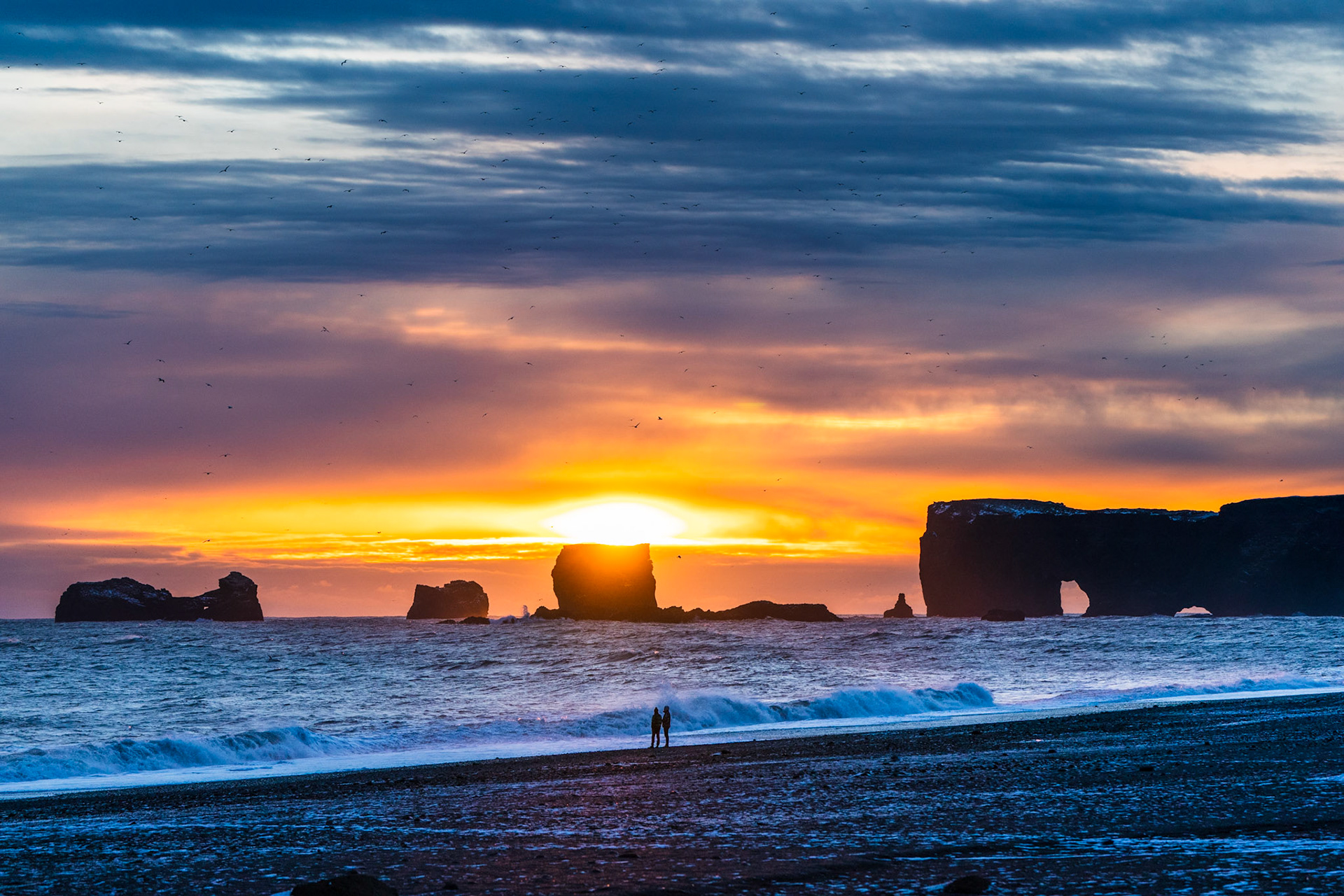 Sunset on Iceland