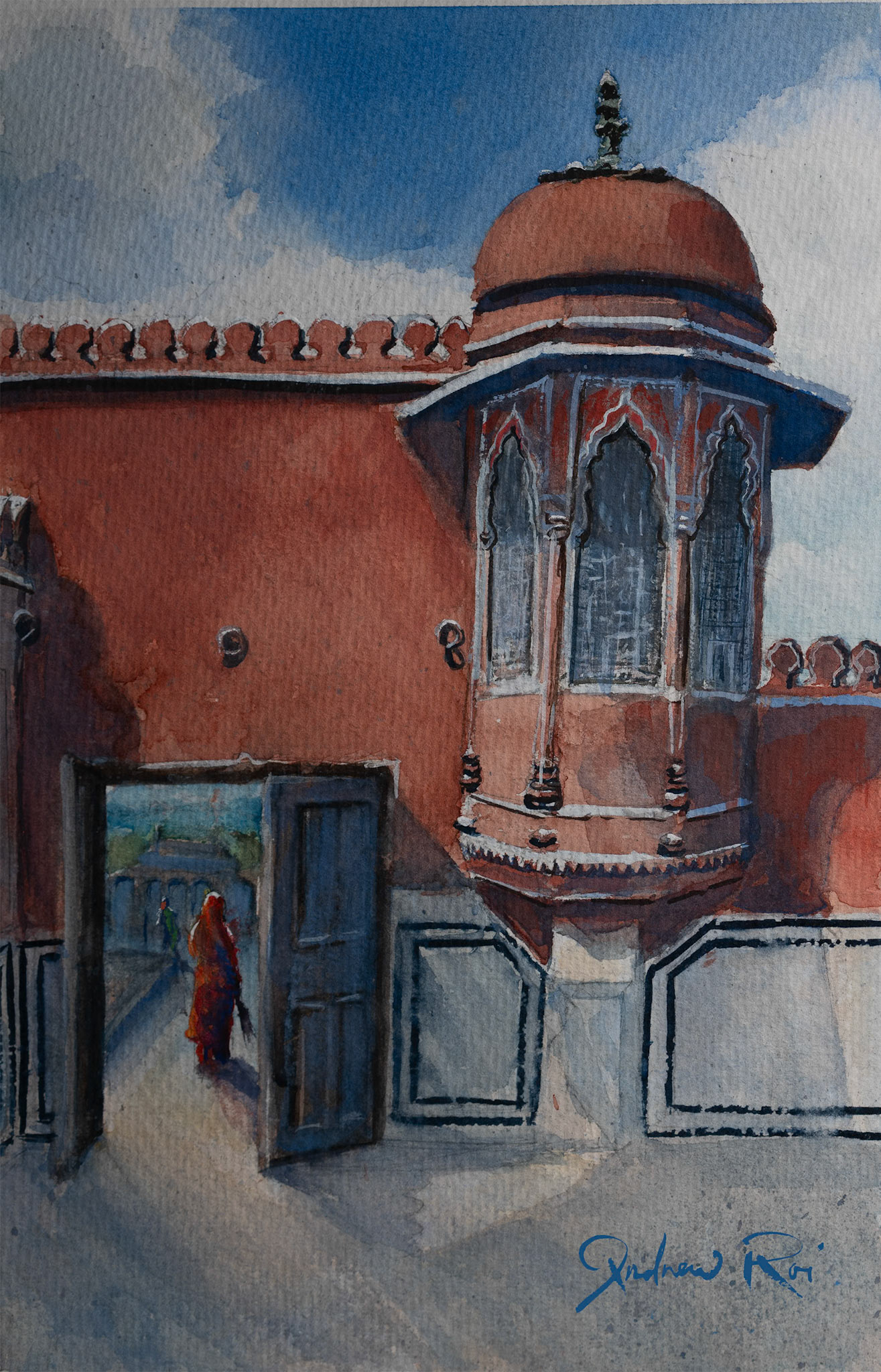 Walls of Pink - The Hawa Mahal, Jaipur, Rajasthan