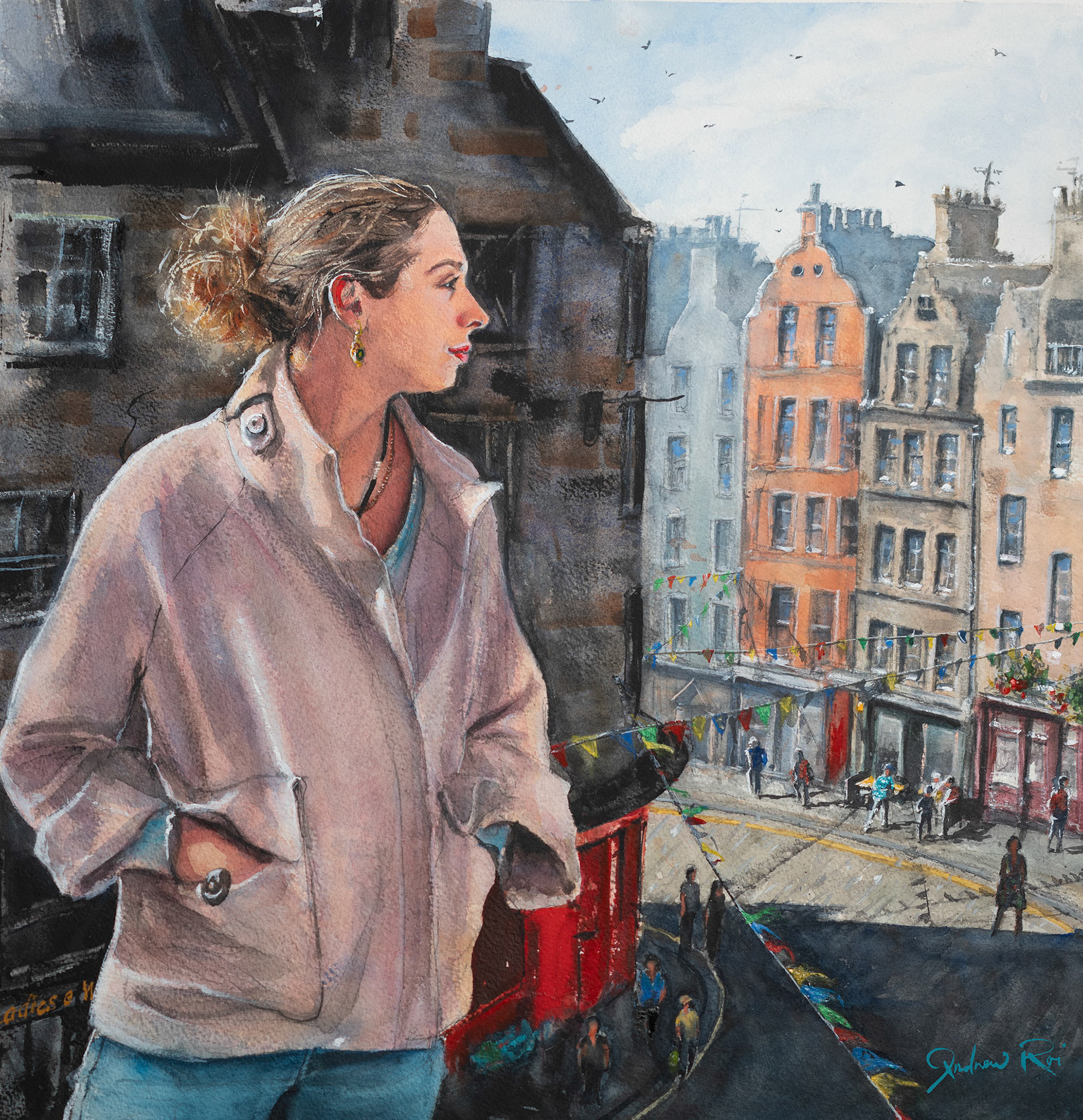 Gracie at the Grassmarket - Edinburgh UK