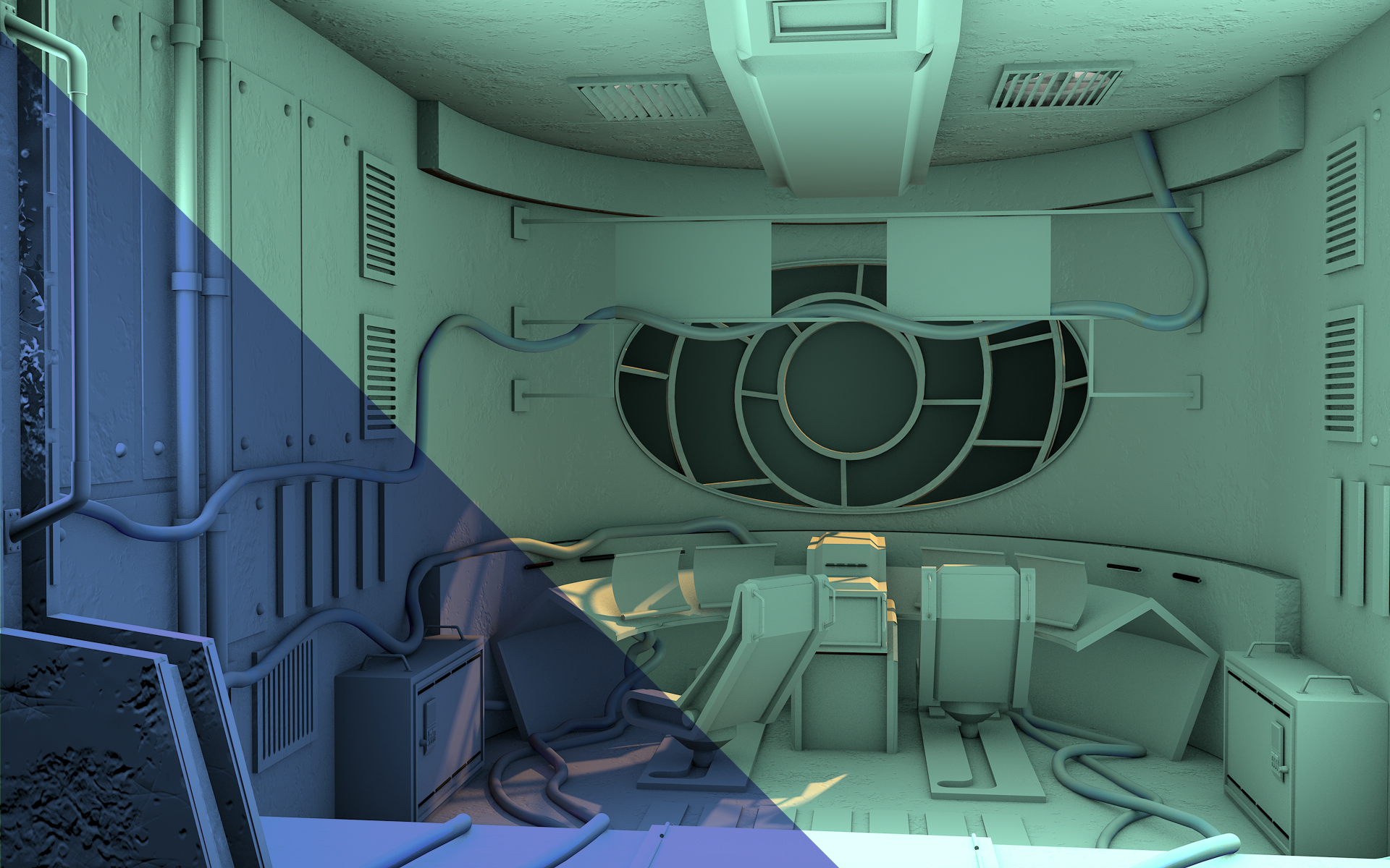 sci fi door polycount