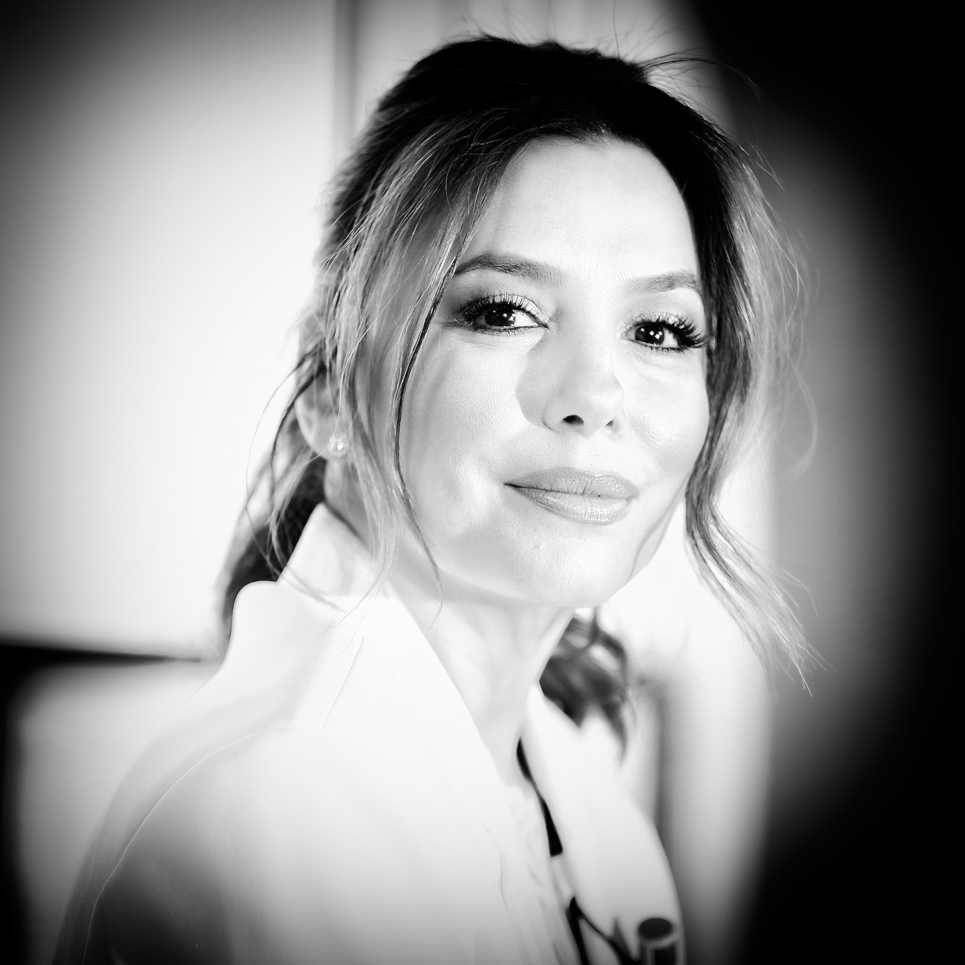 Eva Longoria poses at a photocall for Kering Women In Motion Talk with Eva Longoria on Friday 17 May 2019 at the 72nd Festival de Cannes, Majestic Hotel, Cannes. Pictured: Eva Longoria. Editors Note: This image as been converted to monochrome. Picture by Julie Edwards/LFI/Avalon. All usages must be credited Julie Edwards/LFI/Avalon.