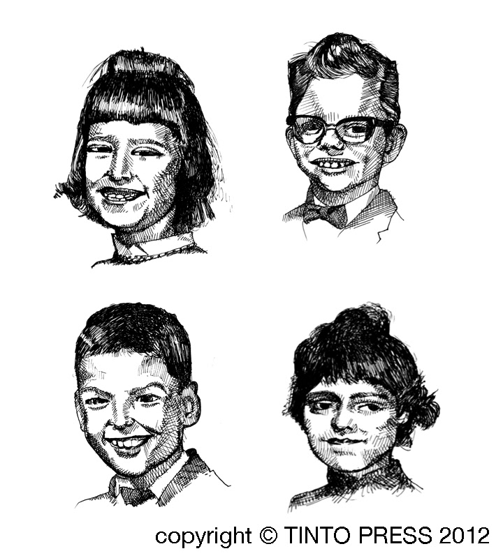promotional sketches for a mini comic
