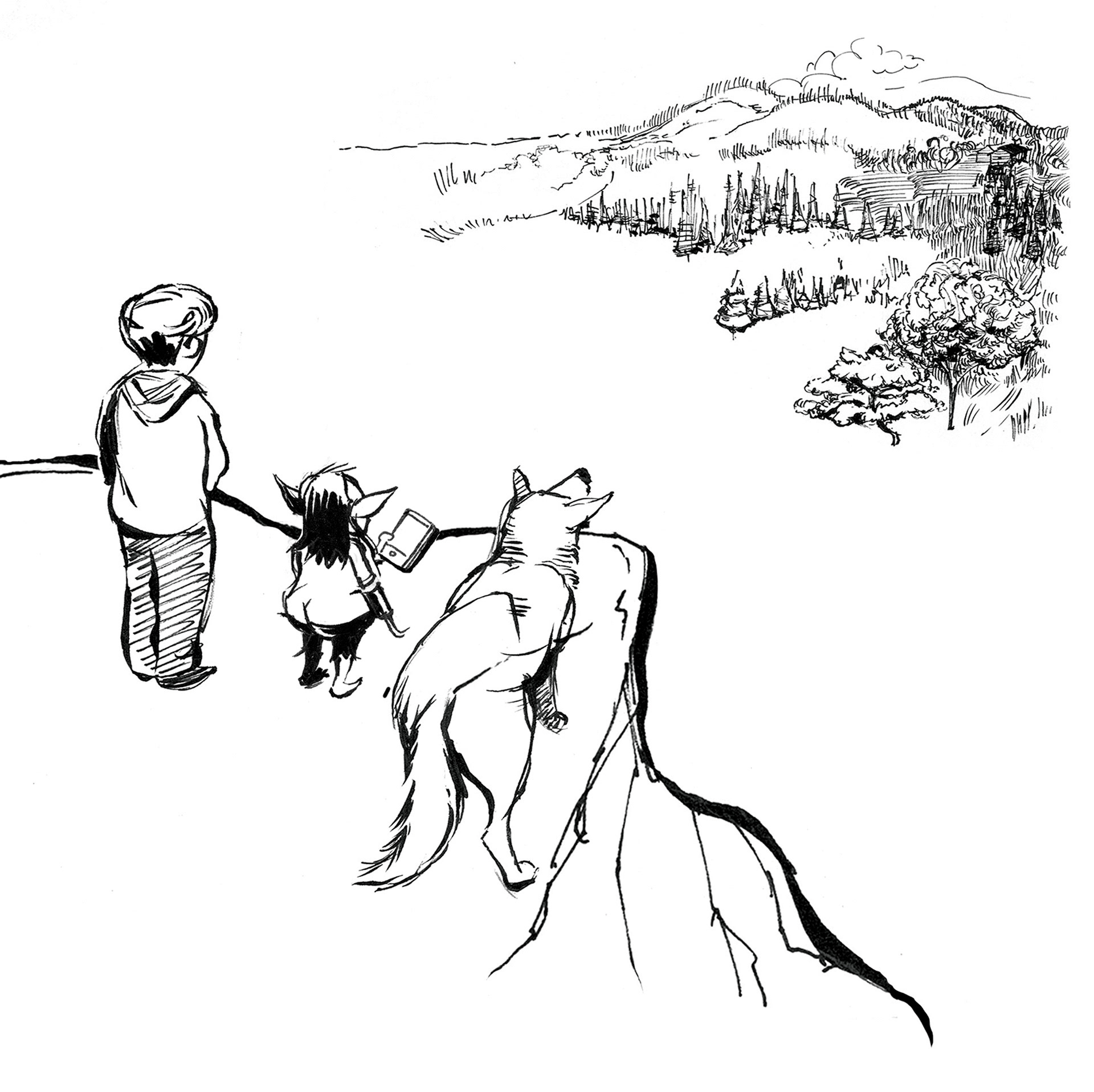Book spot illustration