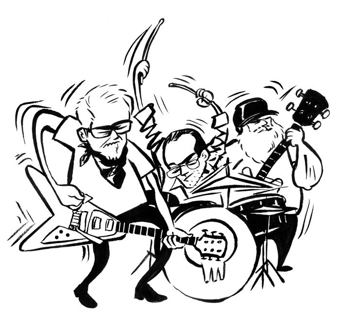 Commission for band t-shirts