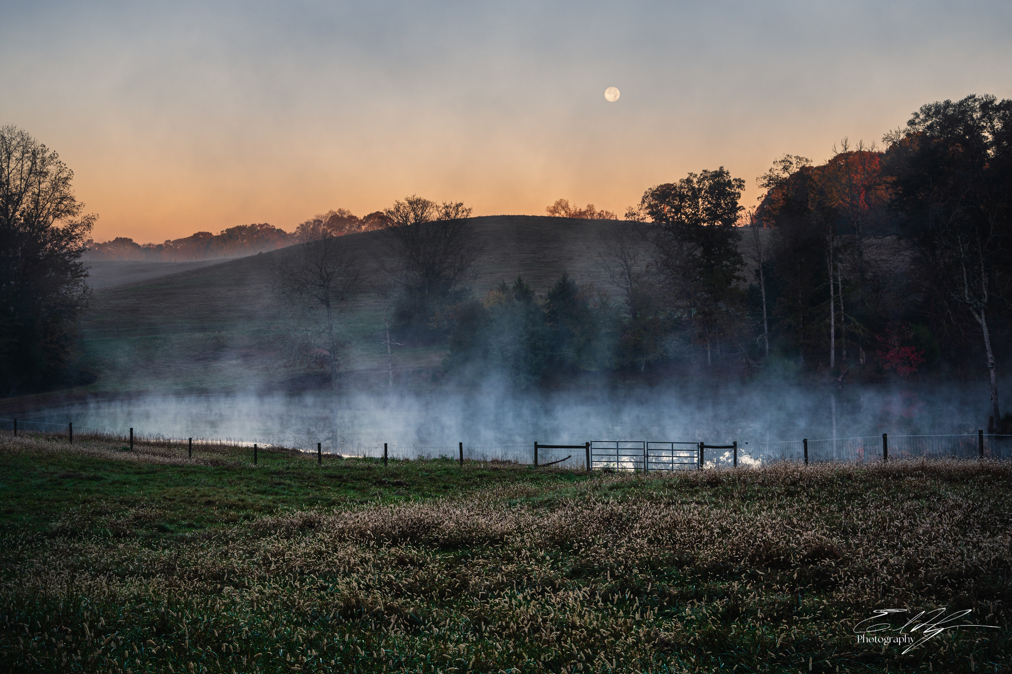South Milledge Moonset November 2024   II
