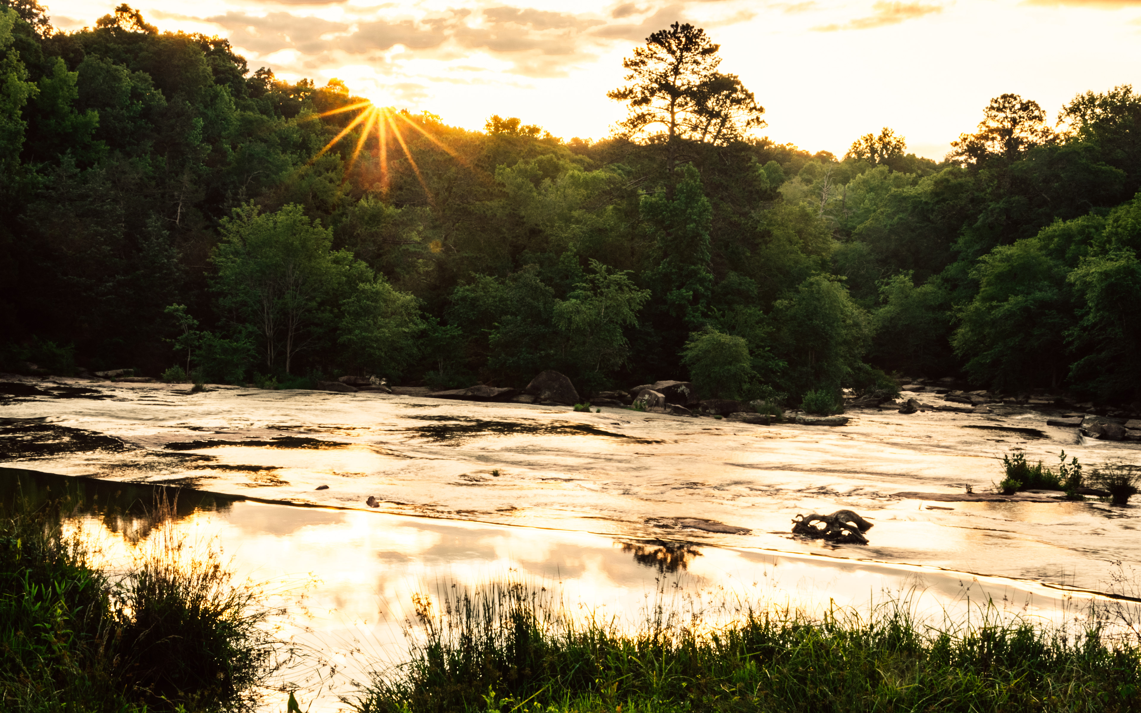 Watson Mill Bridge State Park Sunrise May 2021