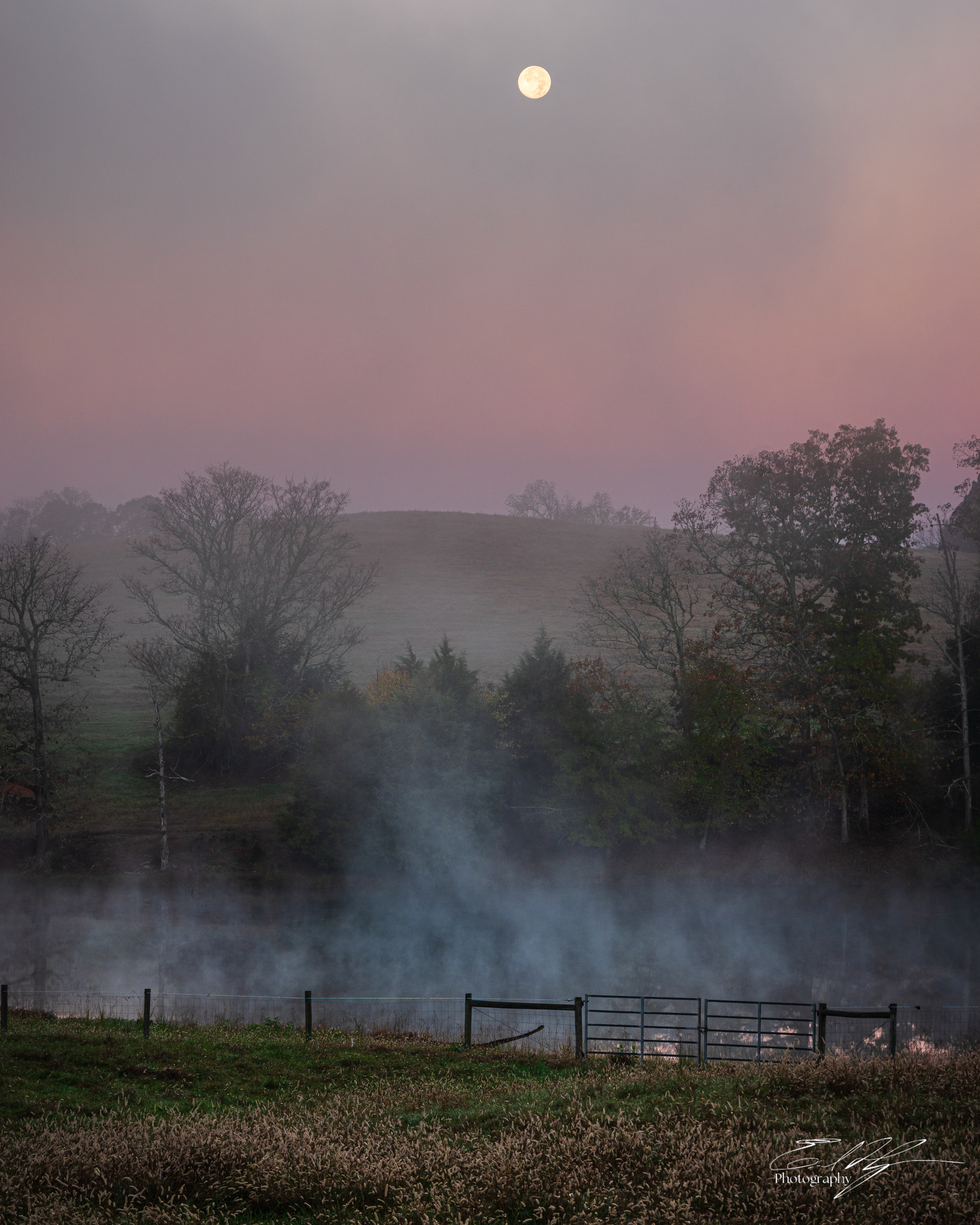 South Milledge Moonset November 2024   I