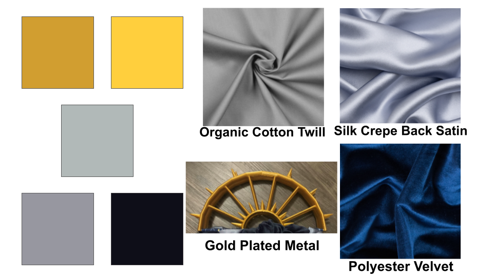 Icarus Bag Materials Board