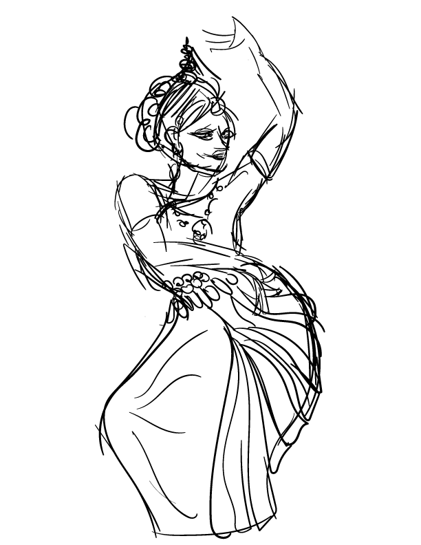 An attempt at digital sketching