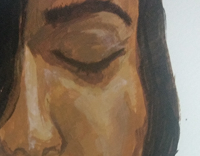 Acrylic paint on paper