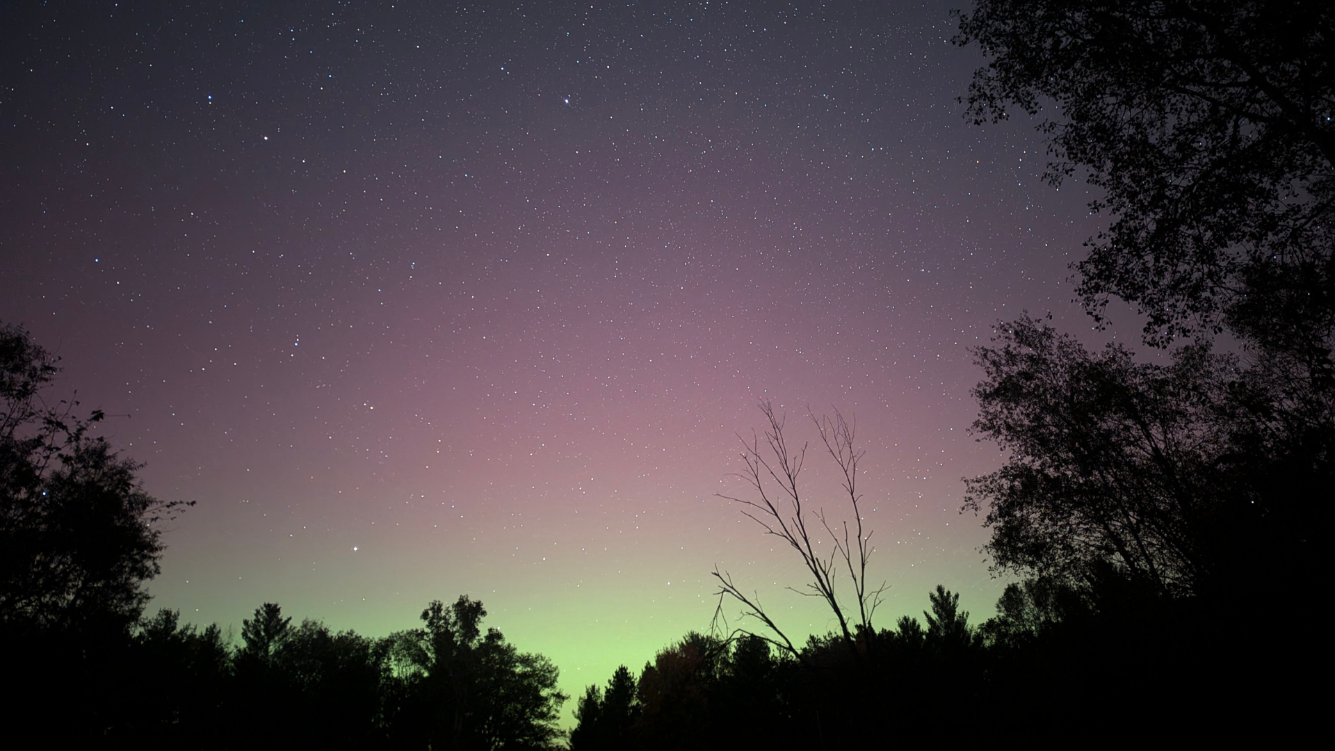 Northern lights- Lower Michigan