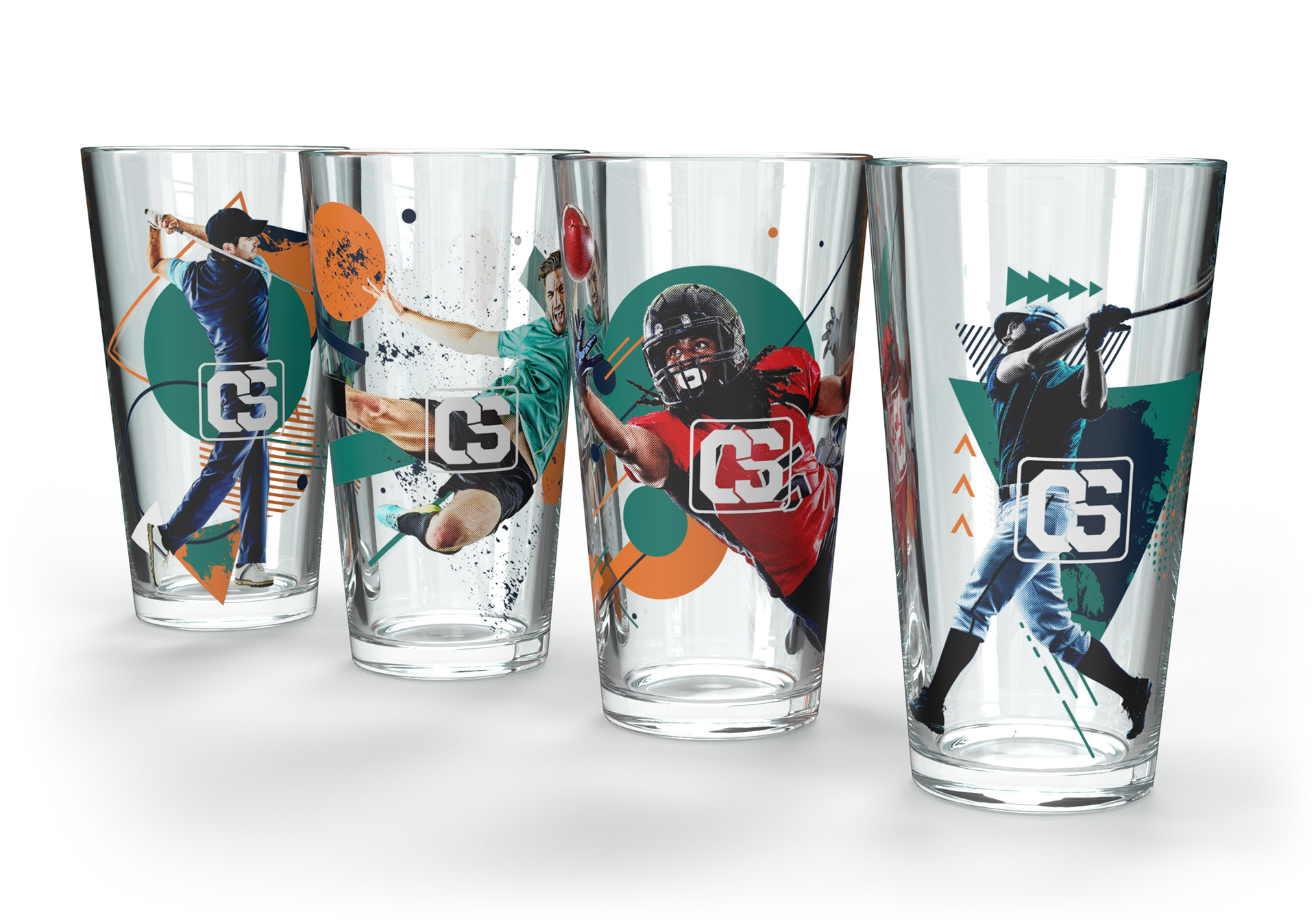 Glassware mock-ups