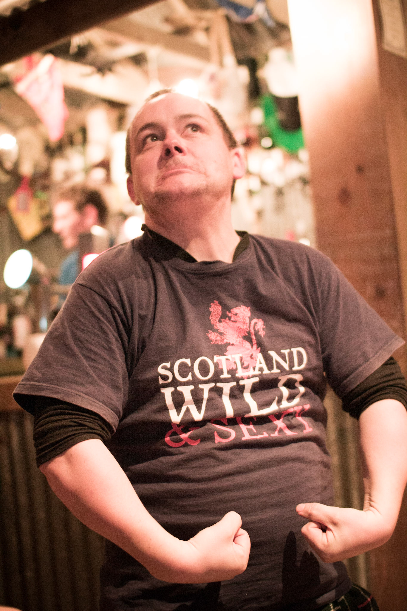 Andy C demonstrates his Scottishness