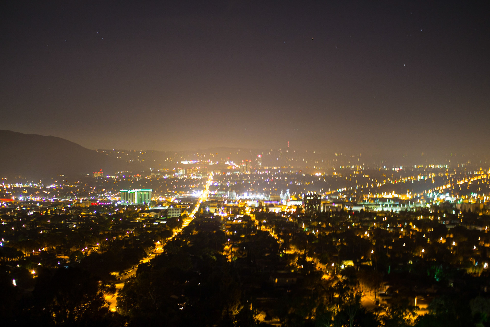 View of Los Angeles from Burbank