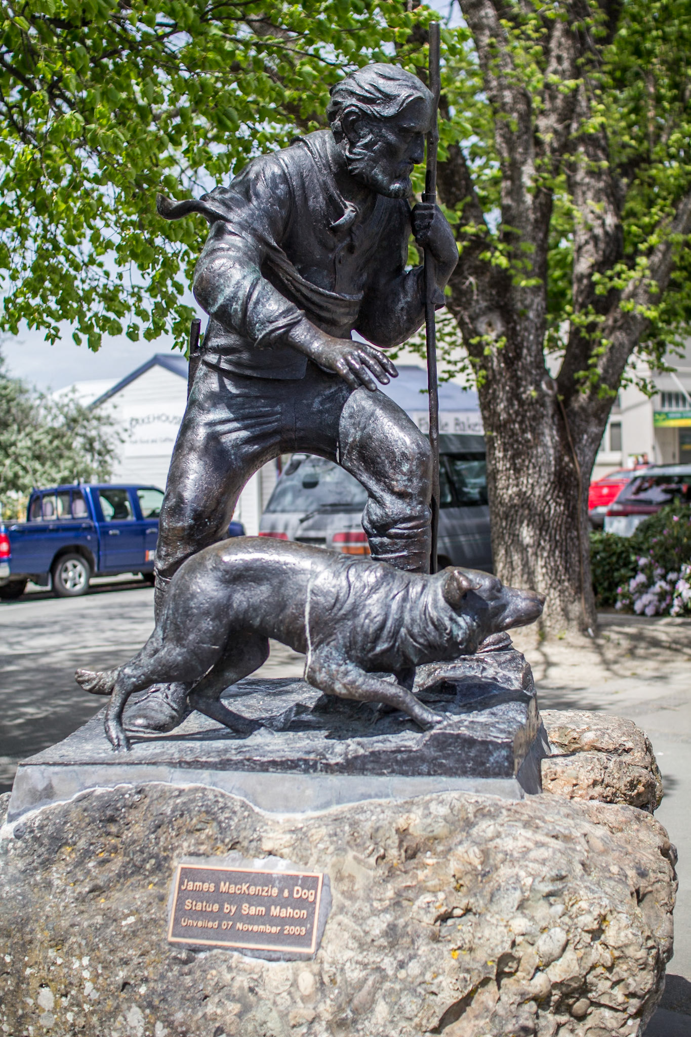 James MacKenzie and Dog