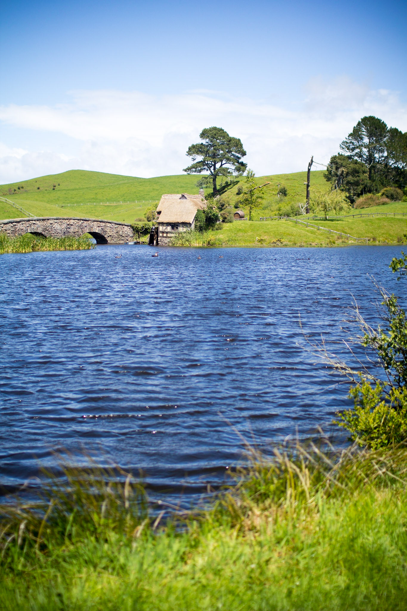 Shire home with ater wheel