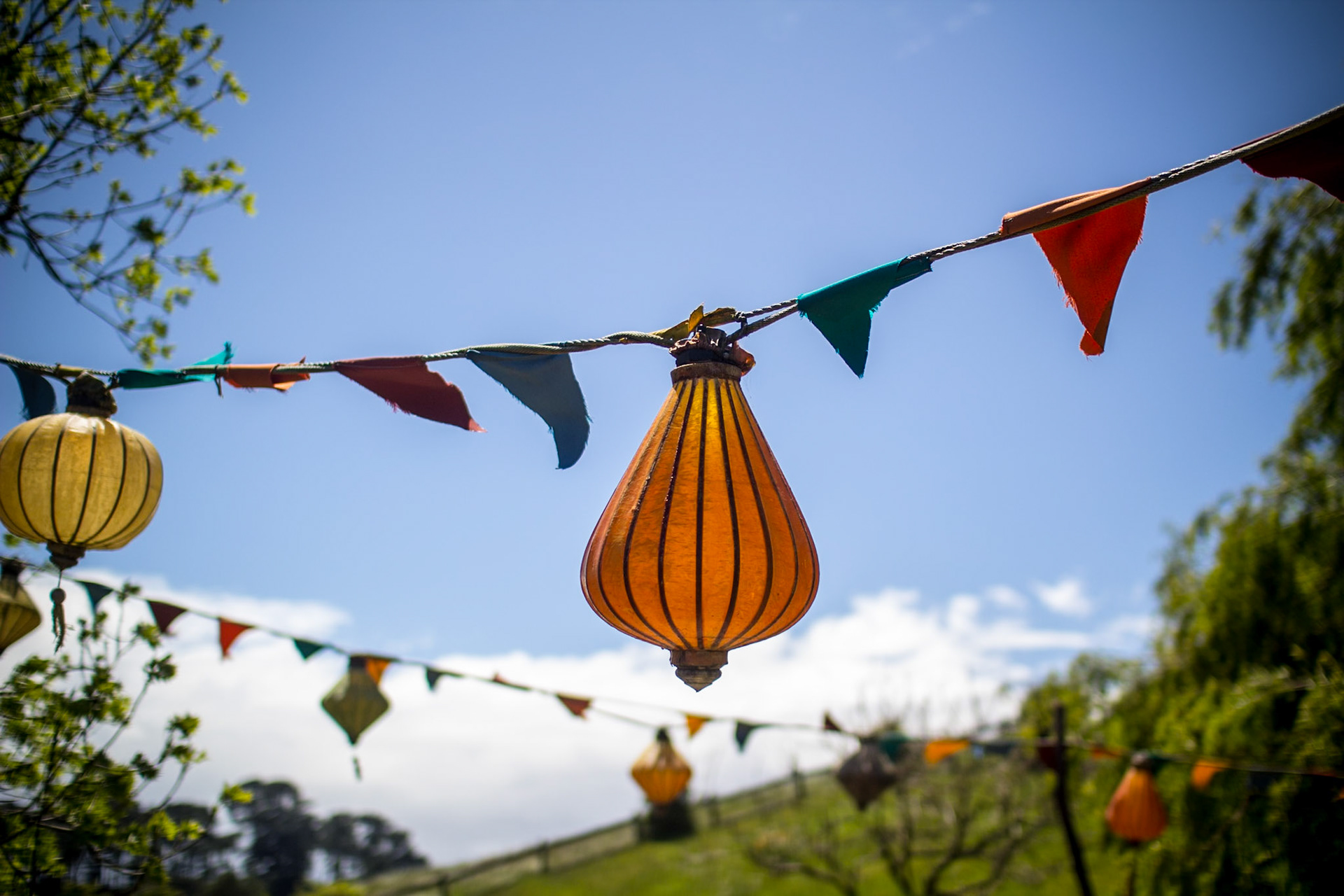 Lanterns and Bunting