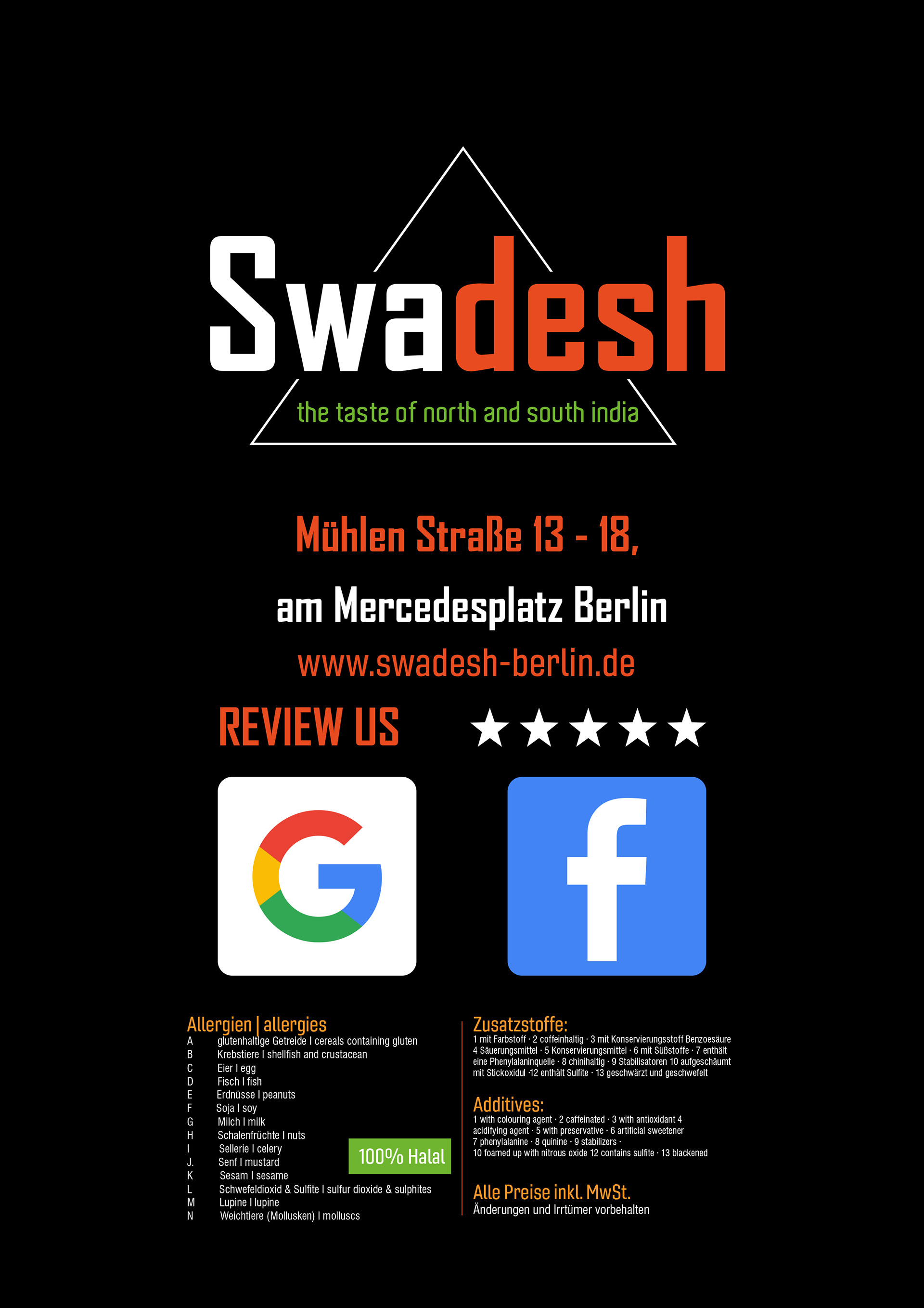 Swadesh Mittagskarte Page 2