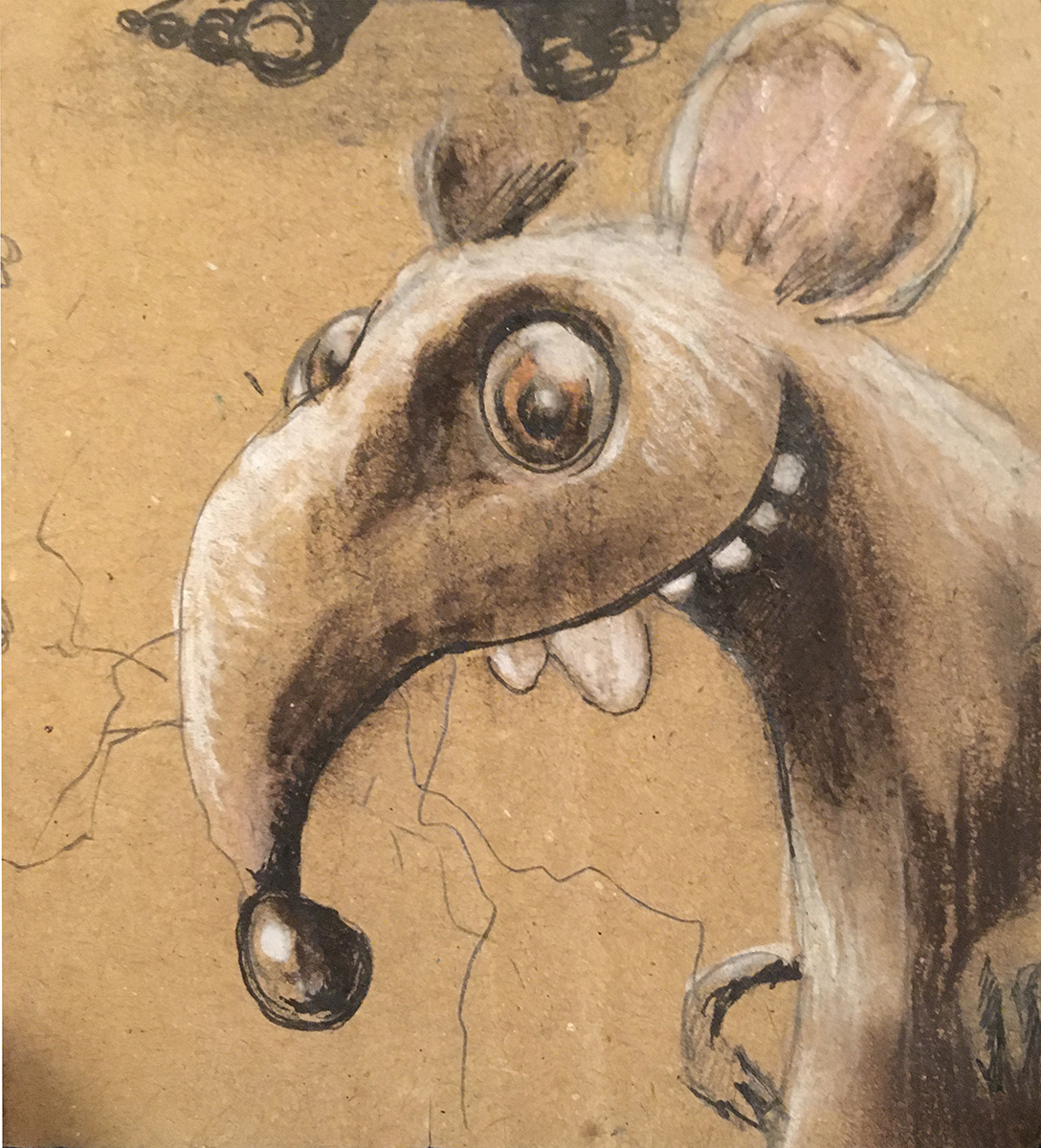 Ratz // Kreide auf Papier