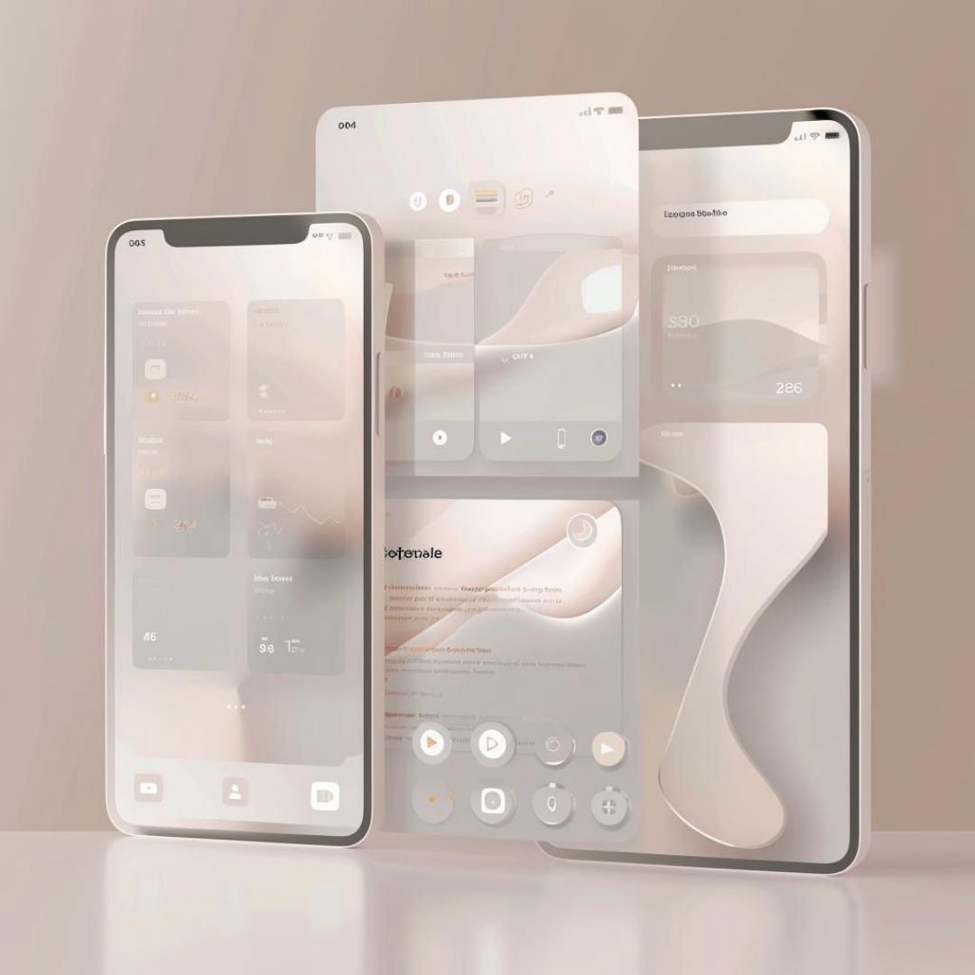 Create a mobile application screen design, light theme, minimalistic, elegant, user interface design, centered composition, frontal view, clean background, high quality.