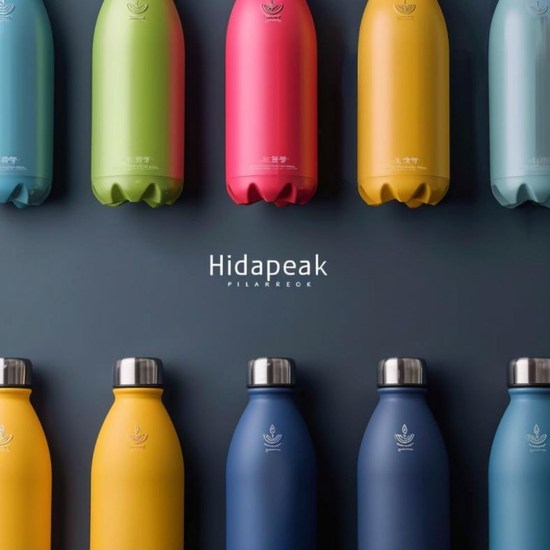Create a beautiful e-commerce website for stainless steel insulated water bottles, Brand name "Hydrapeak" UI/UX, use chillys.com as reference.