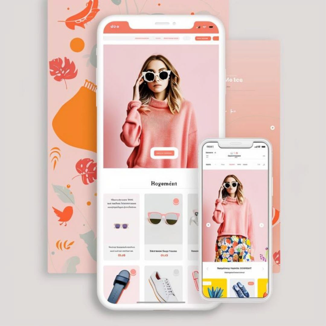 Create a website page design for a casual fashion brand targeting young and active women. The page uses bright and friendly colors to create an approachable atmosphere. The centerpiece is a photo of fashion items that can be enjoyed in daily life. layout and emphasizes a relaxed style.The navigation bar is intuitive and easy to use, and the brand logo is designed to be casual and friendly.The website includes a section featuring user reviews and styling ideas.Overall design aims to create a casual, pop style that young women would want to visit on a daily basis. The site has a responsive design, with an emphasis on ease of use on a variety of devices. 