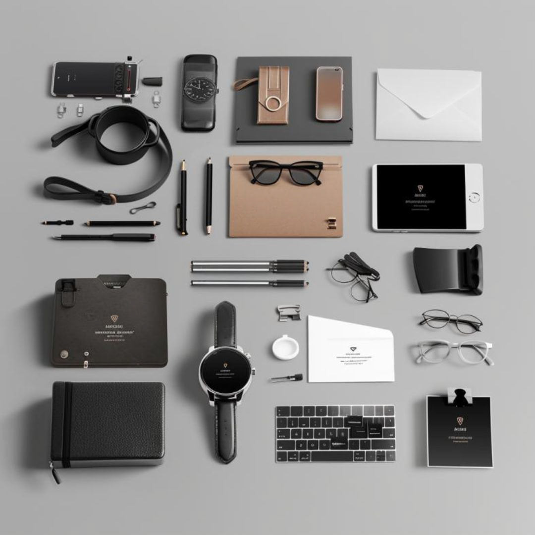 Create a realistic branding kit for brand designer for a company, will use on my portfolio.