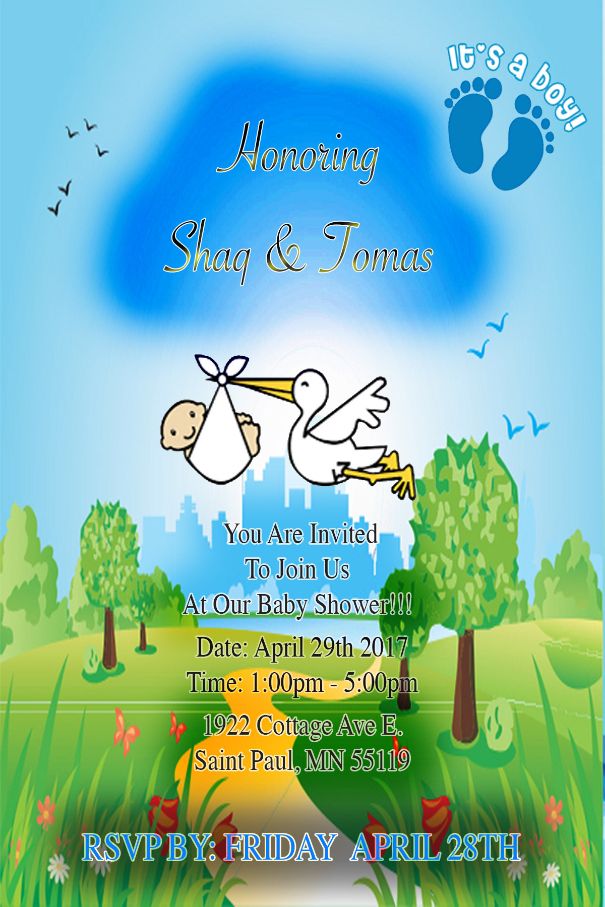 Invite for BabyShower