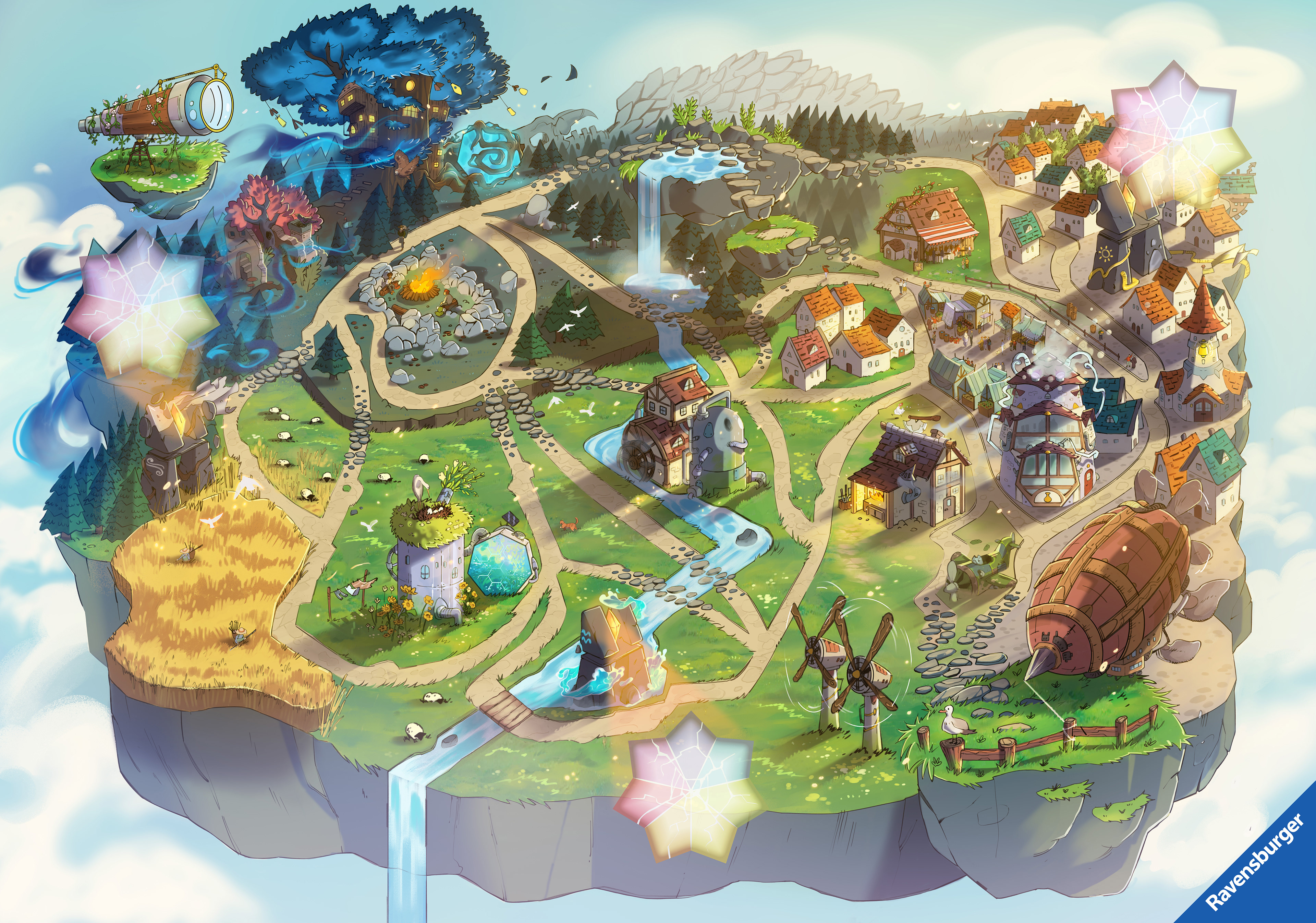 Game Board Illustration