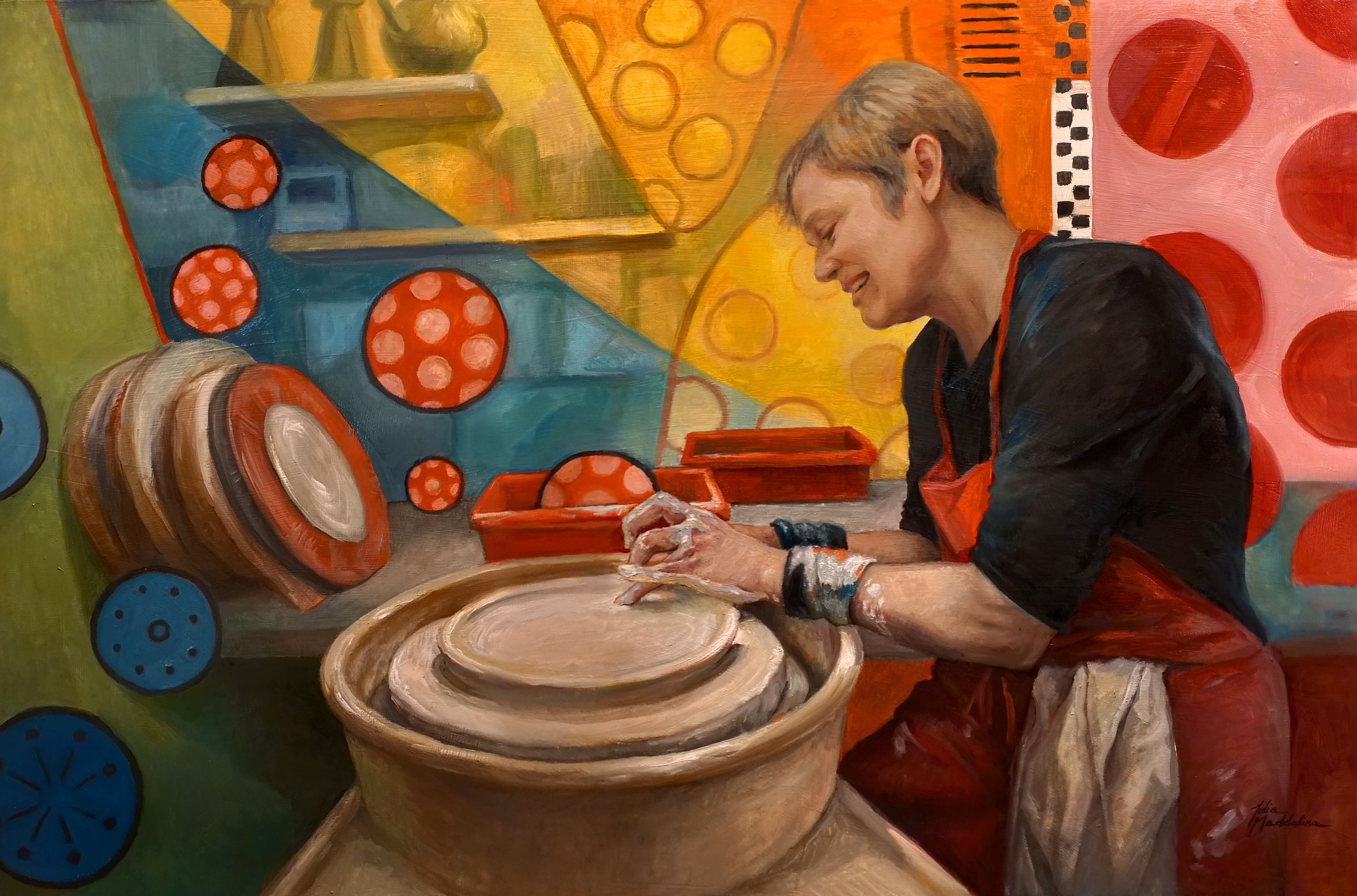 "Brooke", Oil on Panel 24x36"