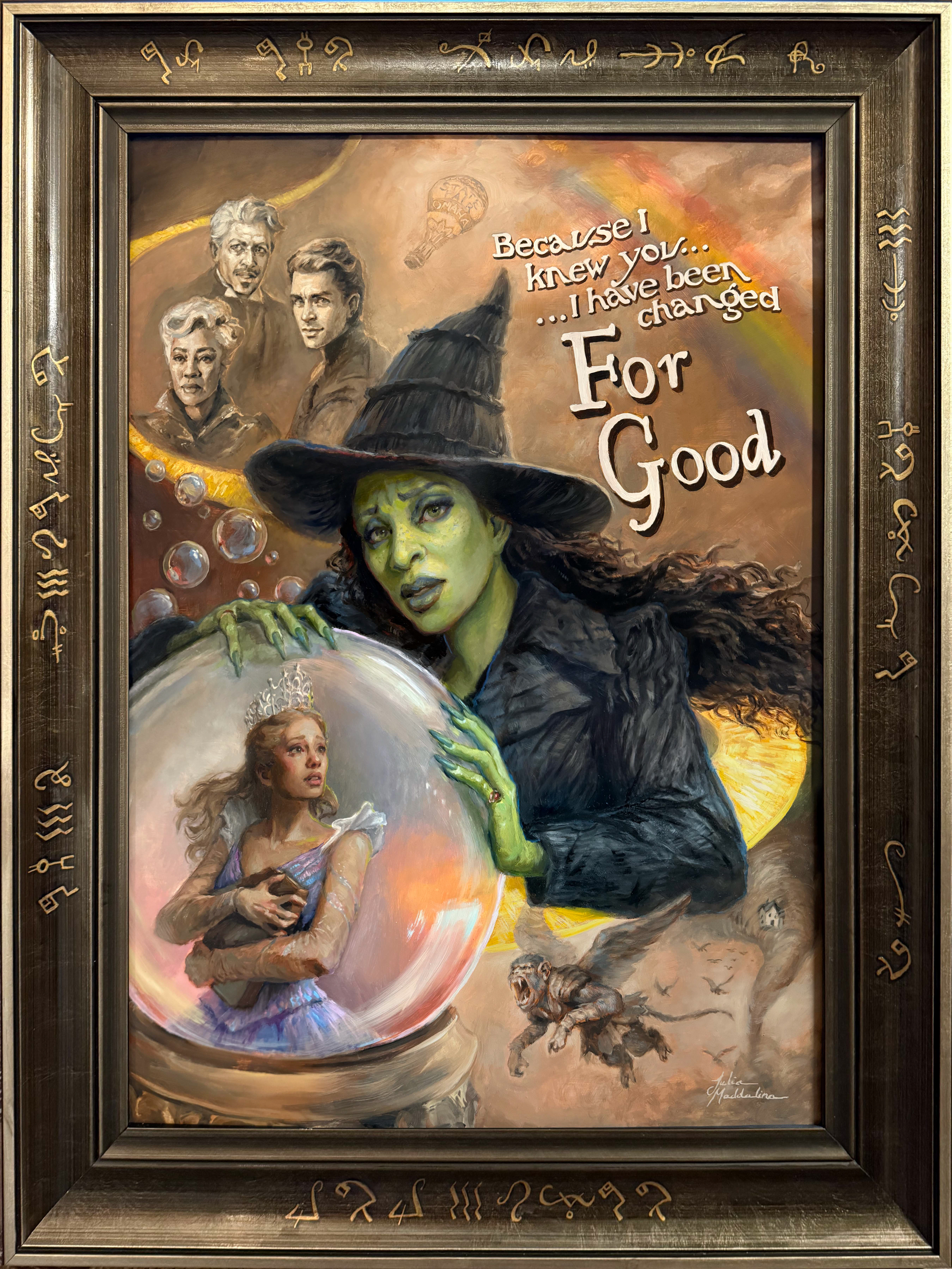 Wicked Tribute Painting, 18x24", oil on board *Sold*