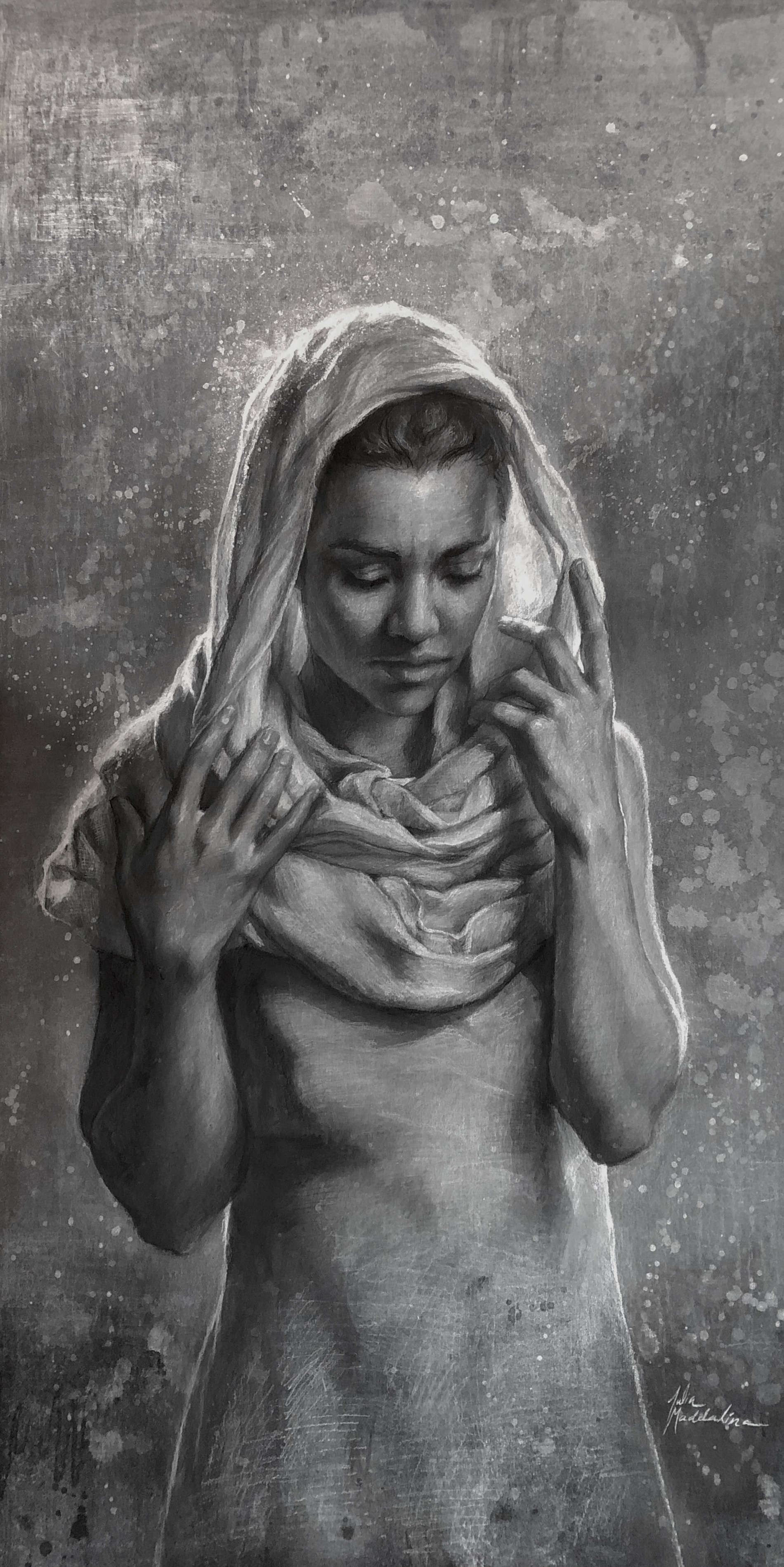 "Diaphanous", 16"x 30"