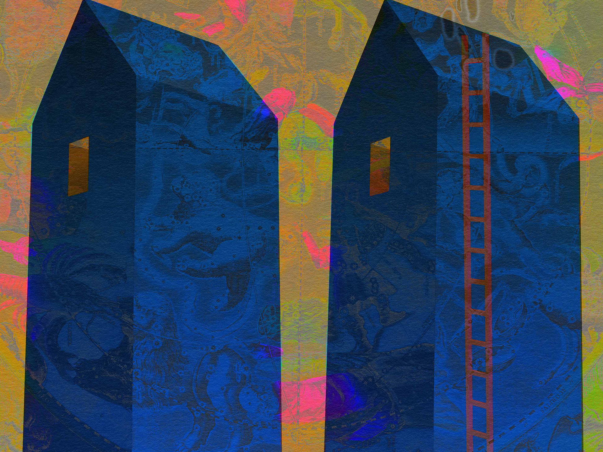 Constellation 7 - Digital Image by Victoria Taylor-Gore