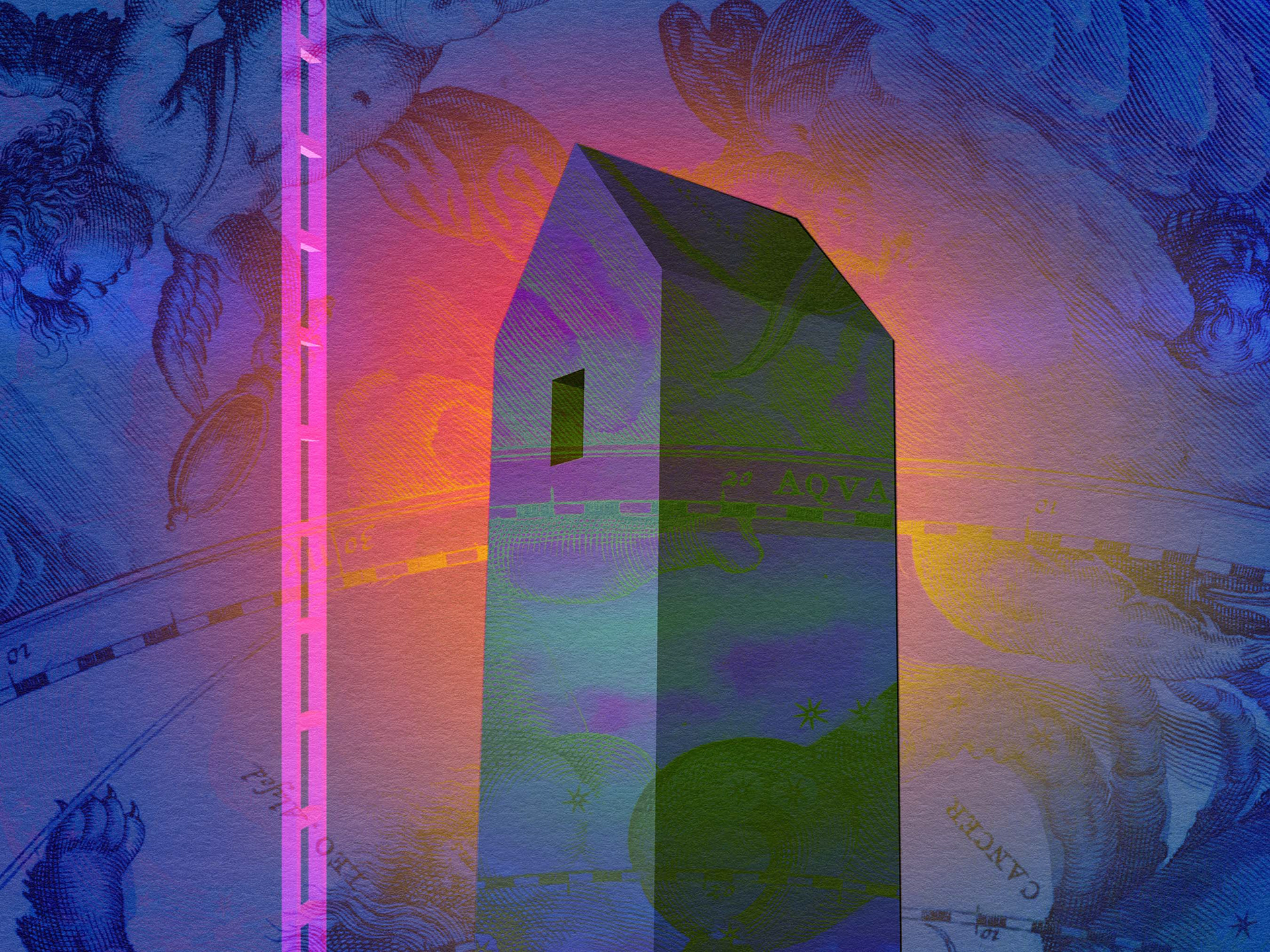 Constellation 4 - Digital Image by Victoria Taylor-Gore
