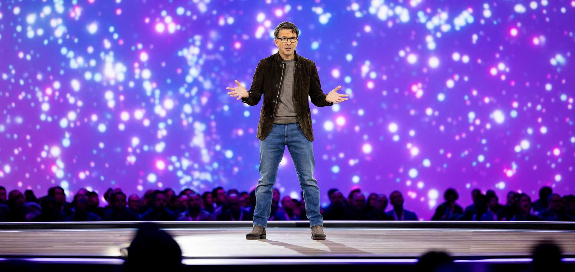 Microsoft CEO of Commercial Business, Judson Athoff, at Microsoft Ignite in San Francisco