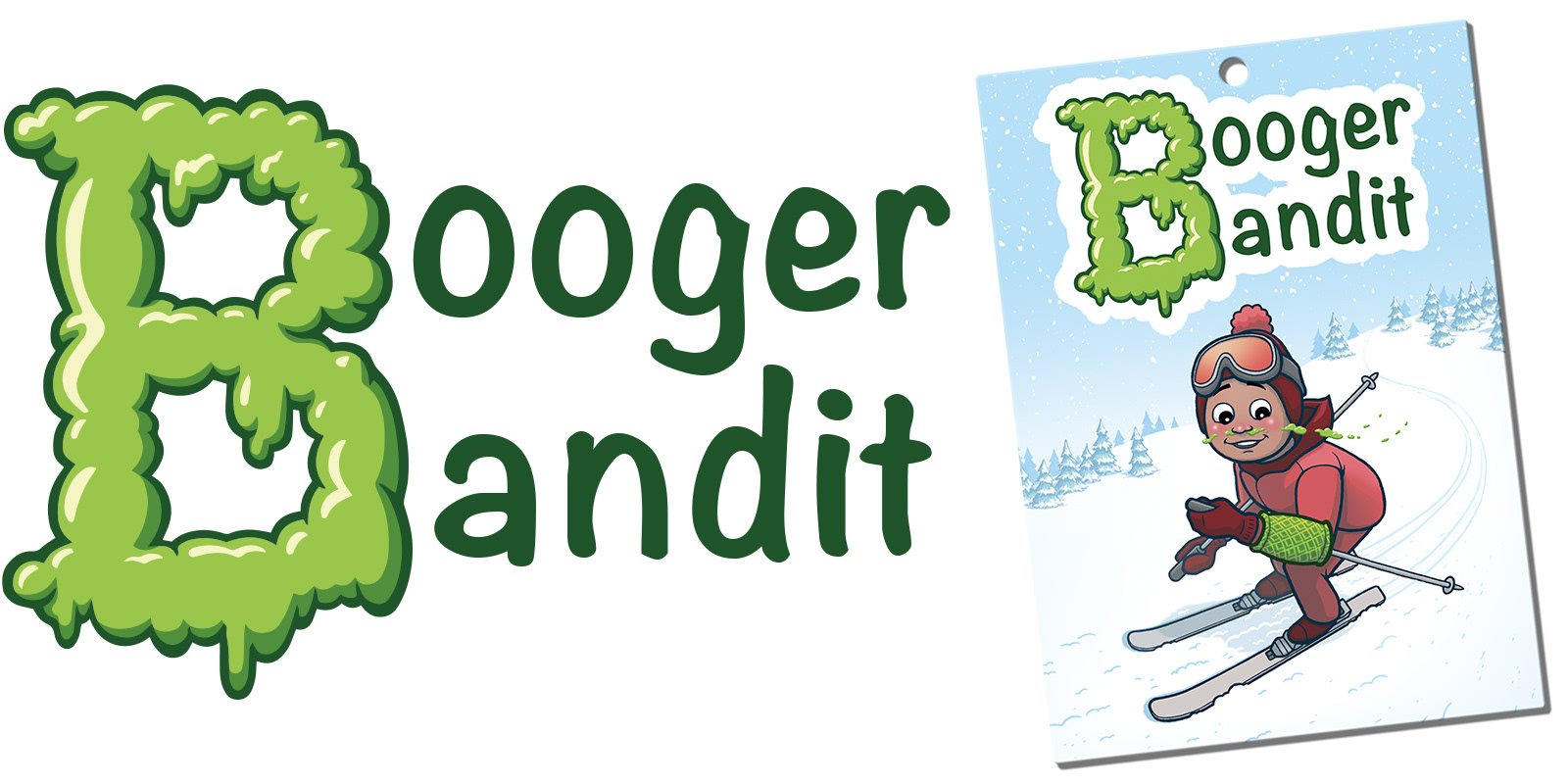 Booger Bandit logo and tag