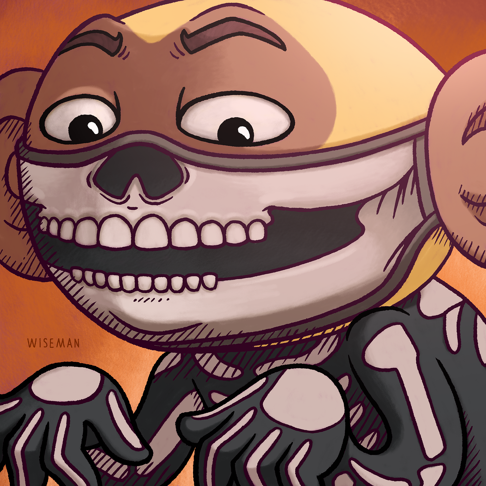 Monkey Skeleton Mask